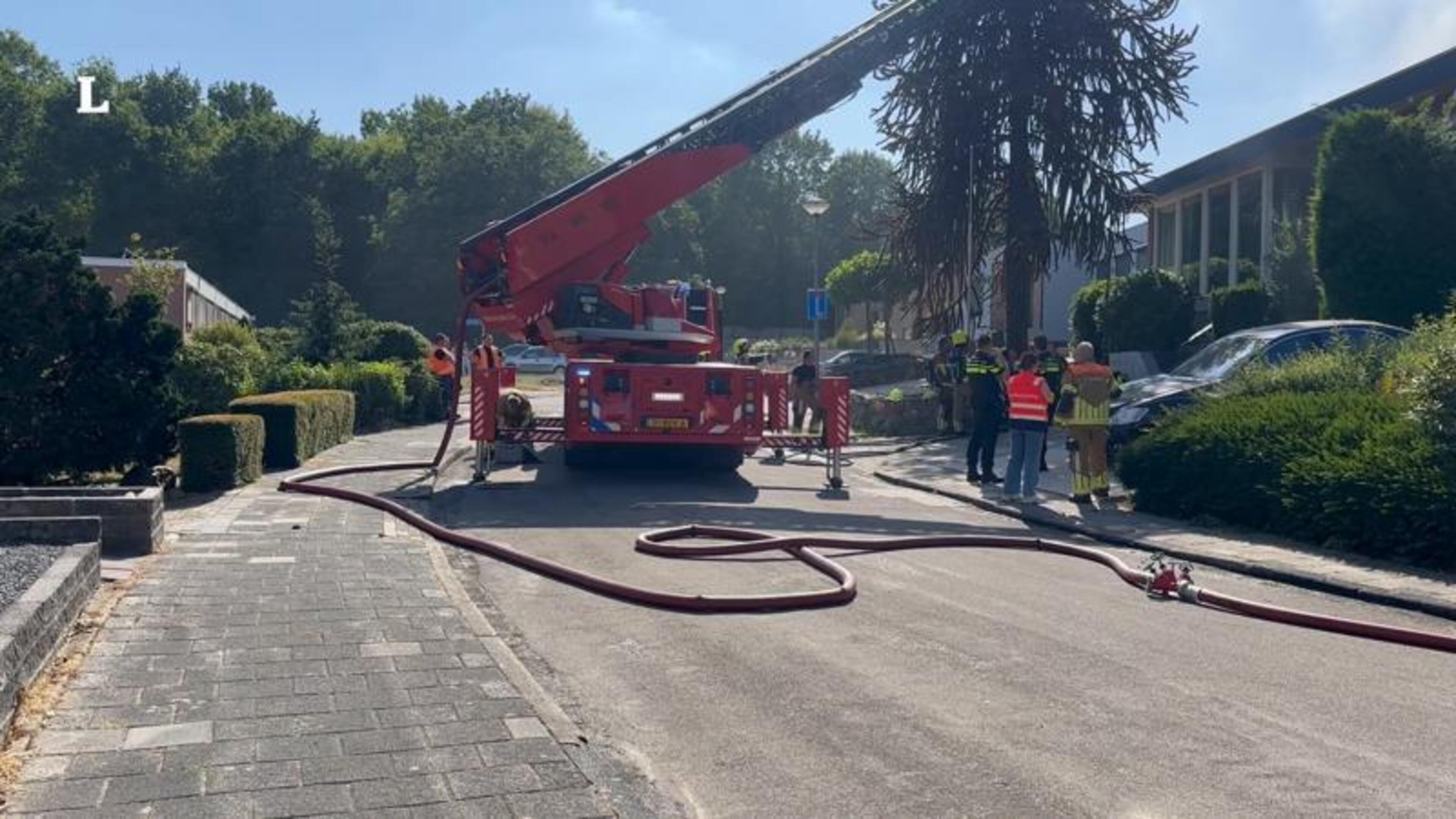 Brand woning Eygelshoven.