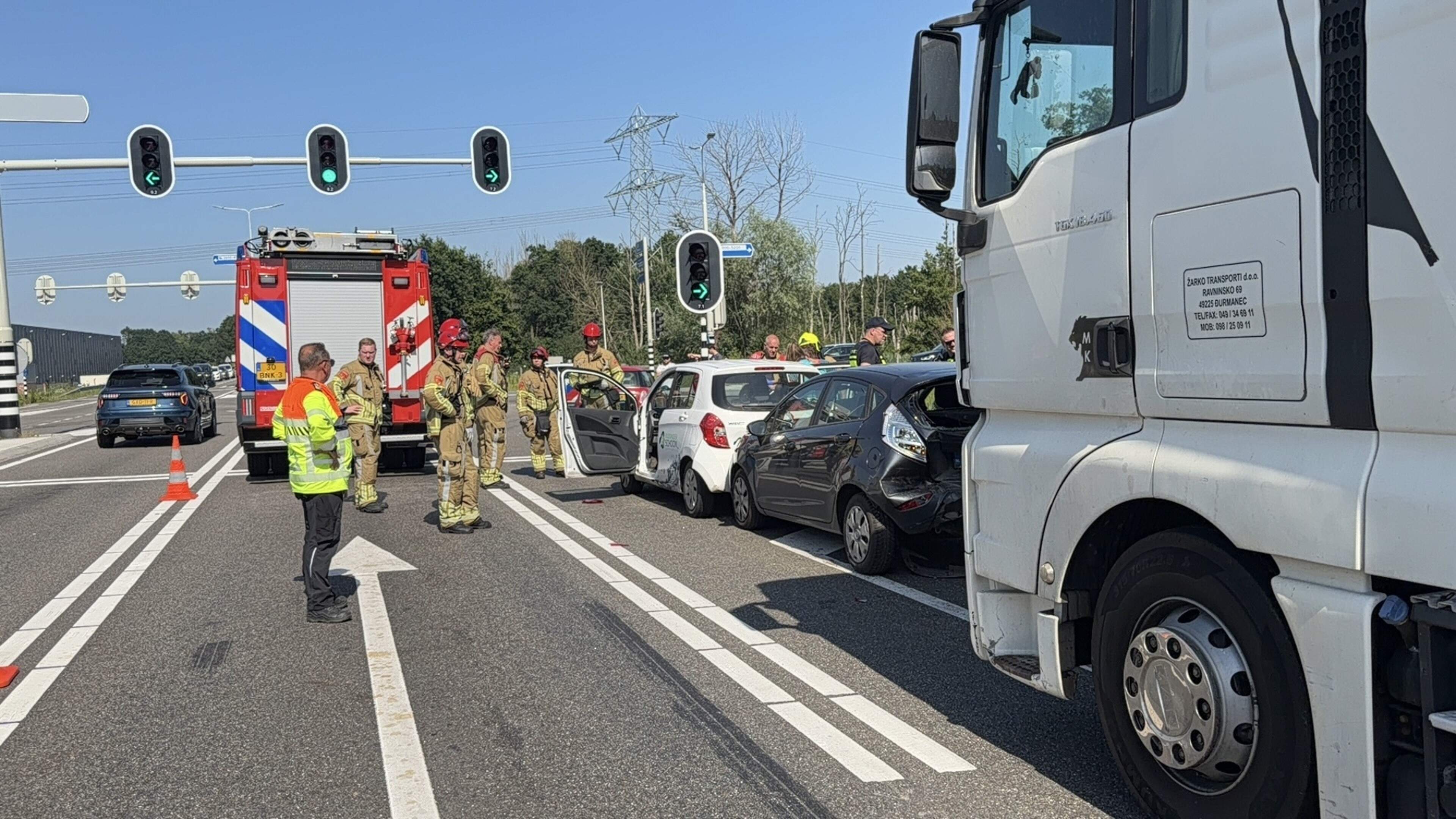 Meerdere gewonden bij twee kettingbotsingen in Venray