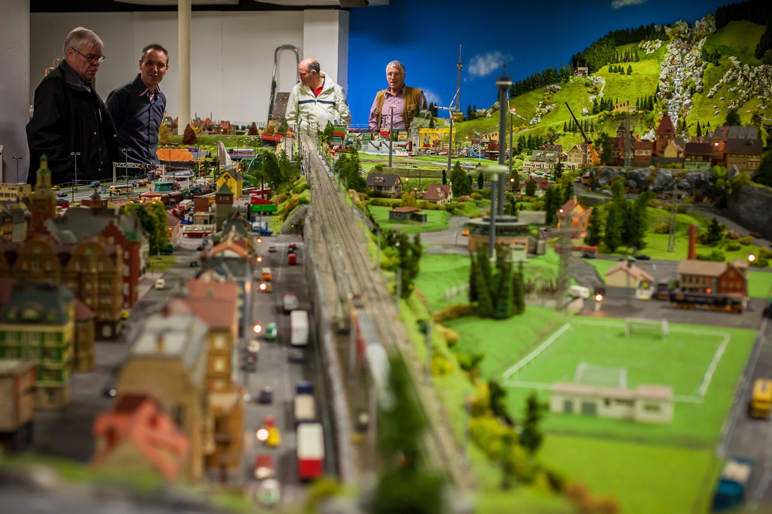 Open dagen bij grote modelspoorbaan