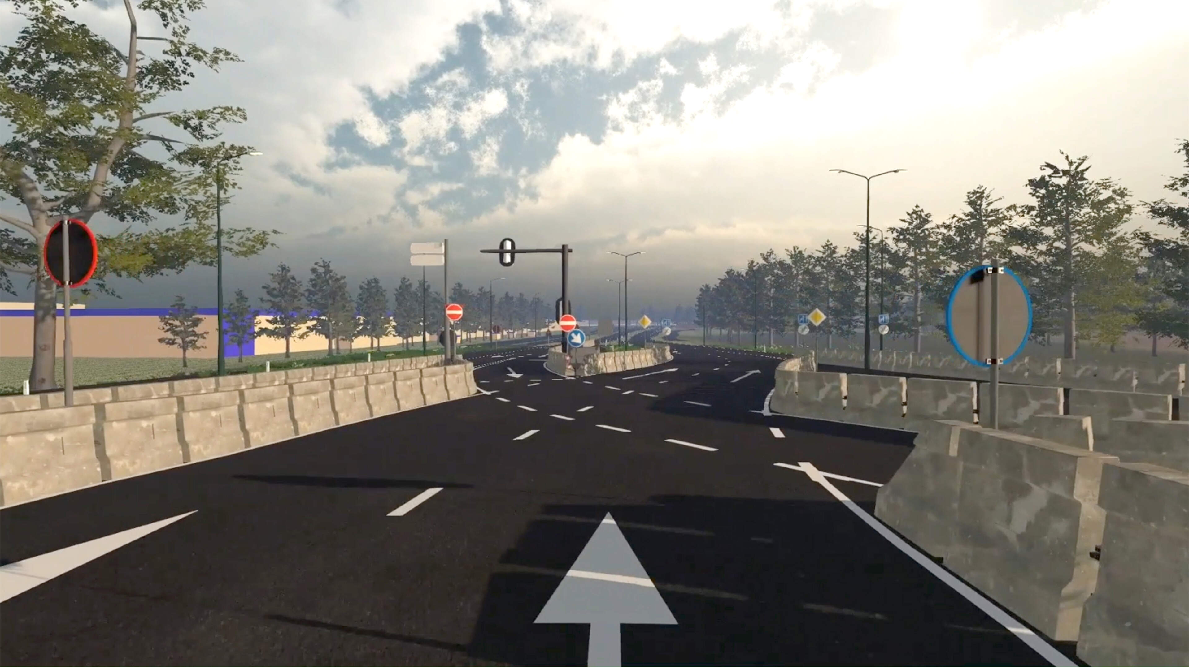 Verkeer rijdt plotseling aan de linkerkant in Limburg: zeldzaam verkeerssysteem op druk viaduct
