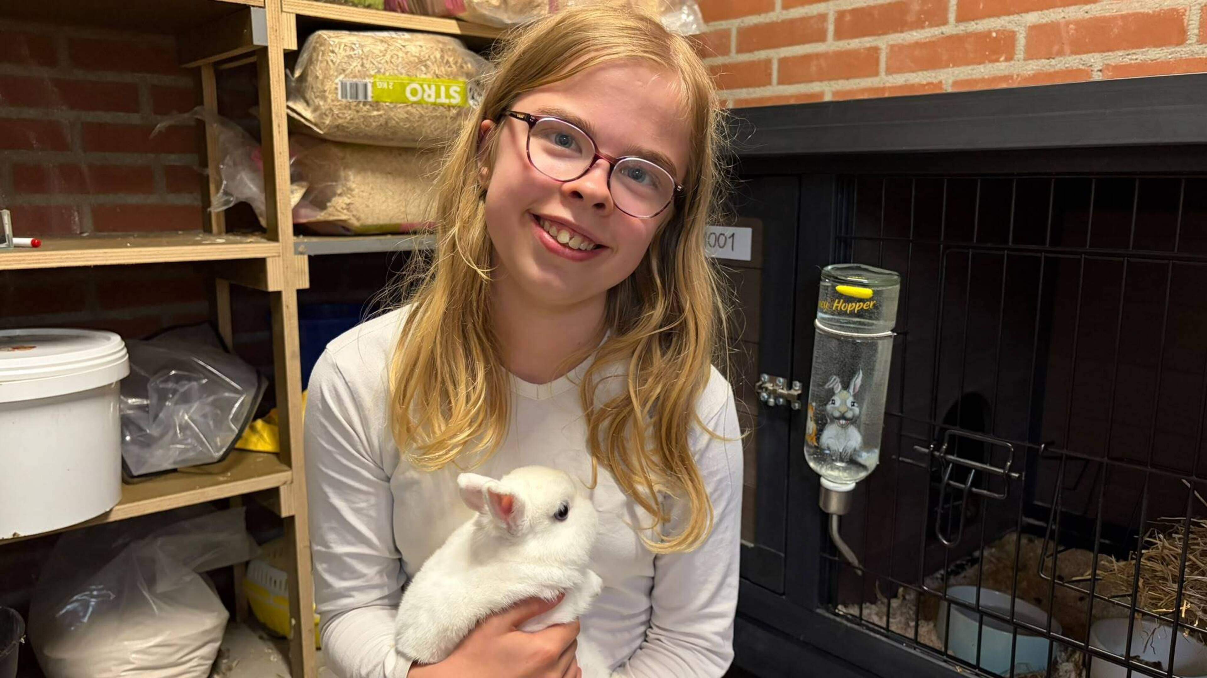 De gasten in het hotel van Rosalie (12) in Nieuw Bergen hebben deze zomer genoeg te knagen, maar nik