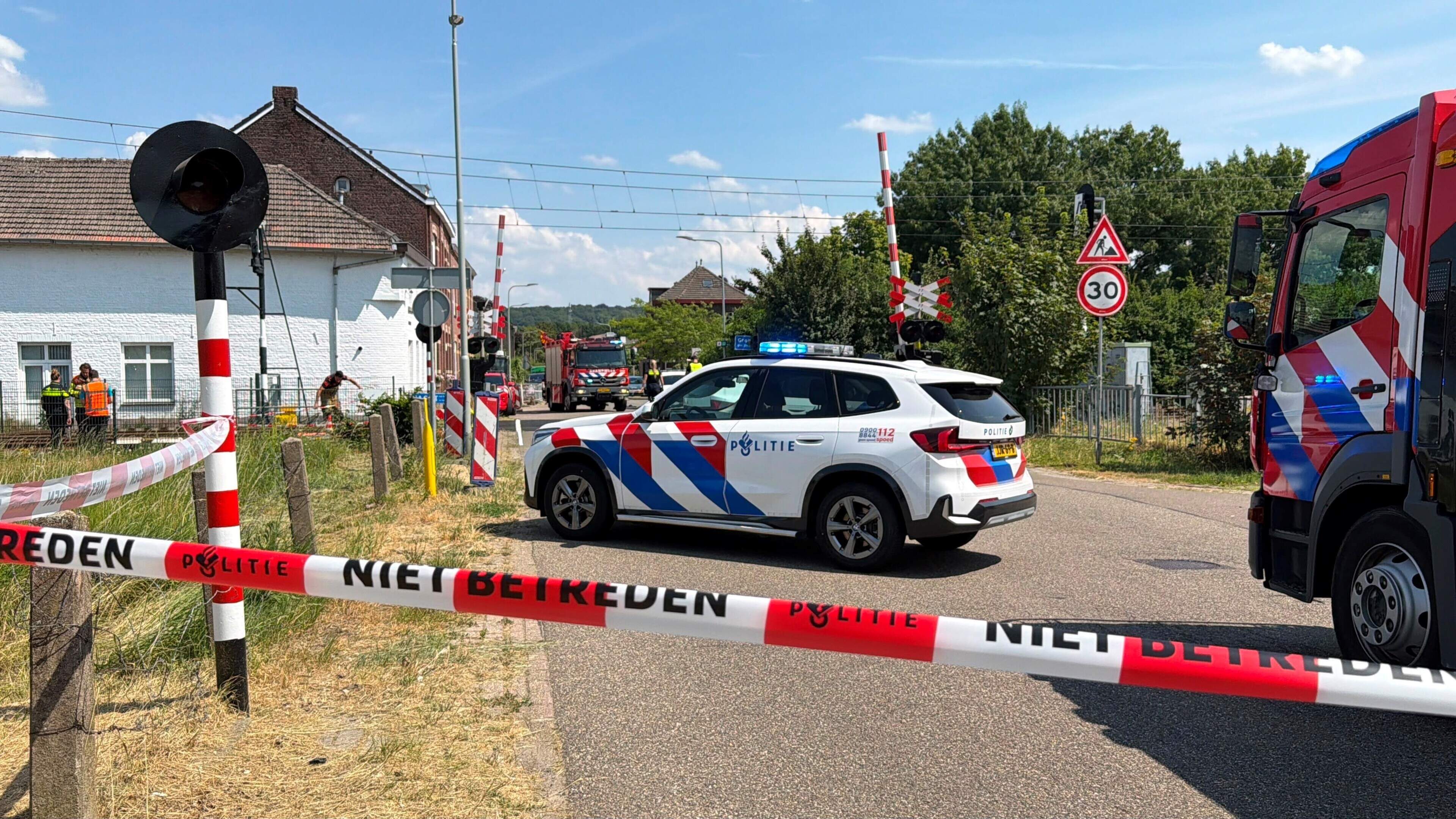 Geen treinen tussen Maastricht en Luik door aanrijding in Gronsveld
