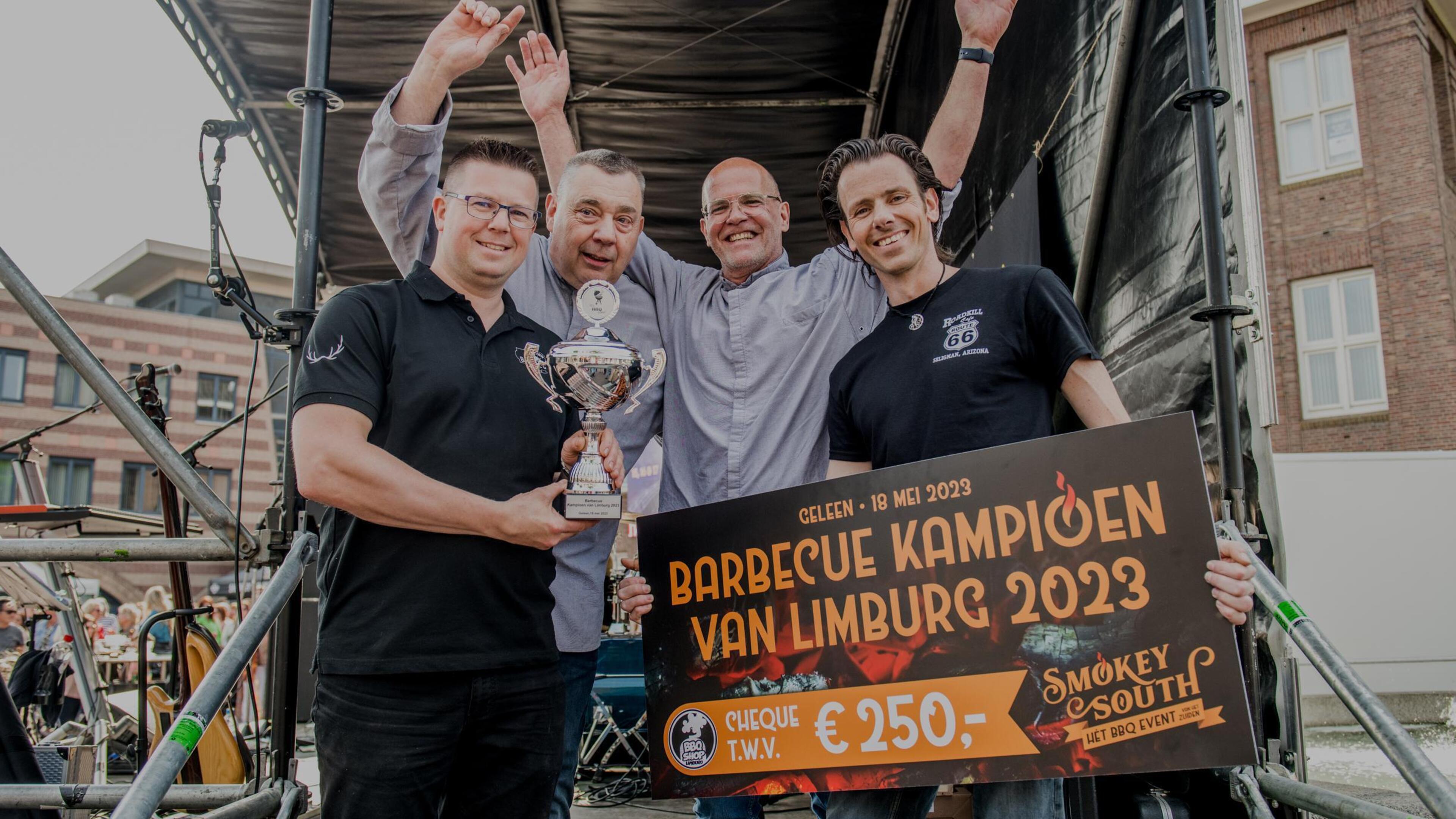 Wie legt in Geleen de lekkerste hamburger van Limburg op de barbecue?