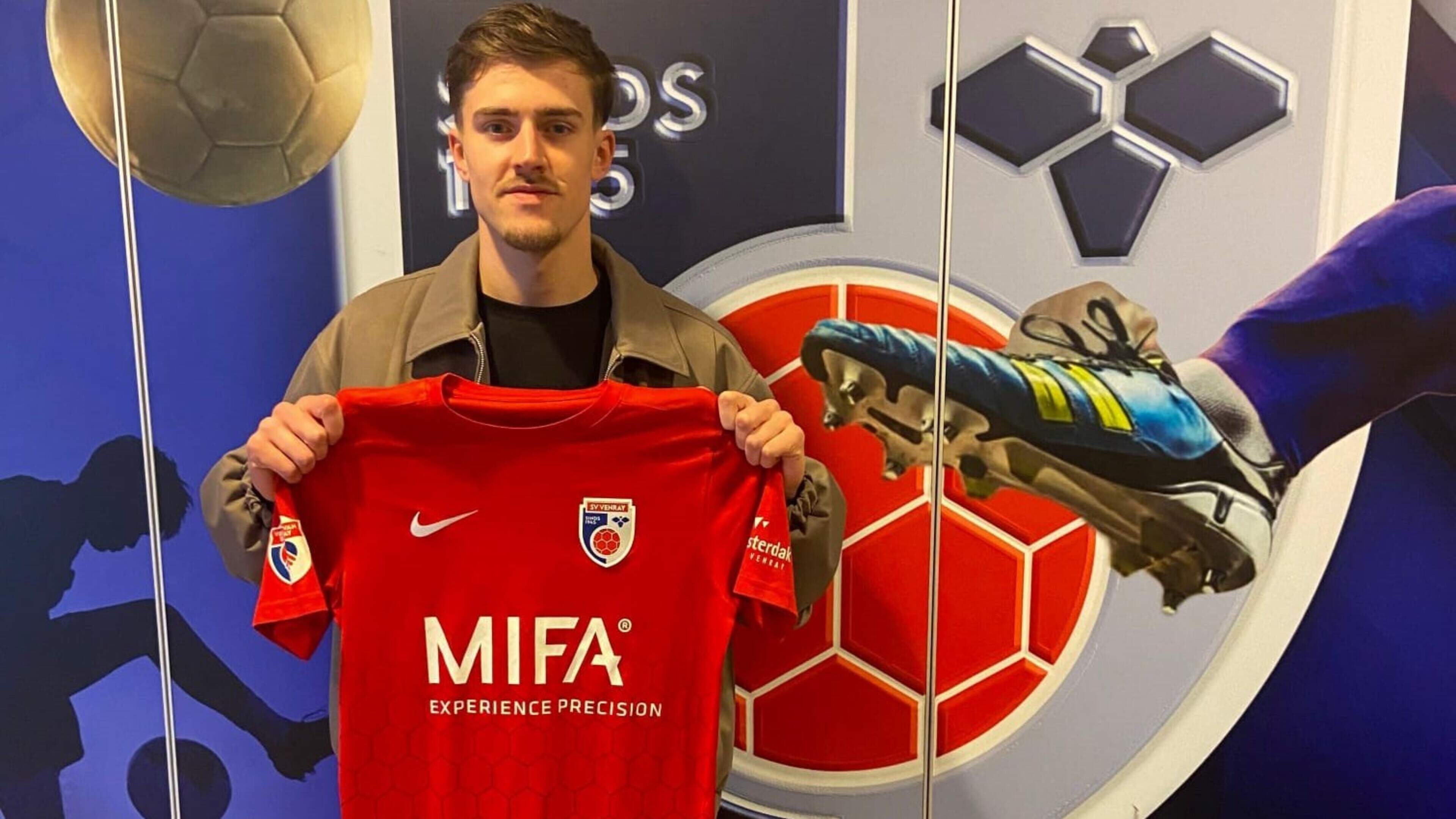 Sven Lensen speelt volgend seizoen in het shirt van SV Venray: ‘Hij kan zich bij ons verder ontwikke