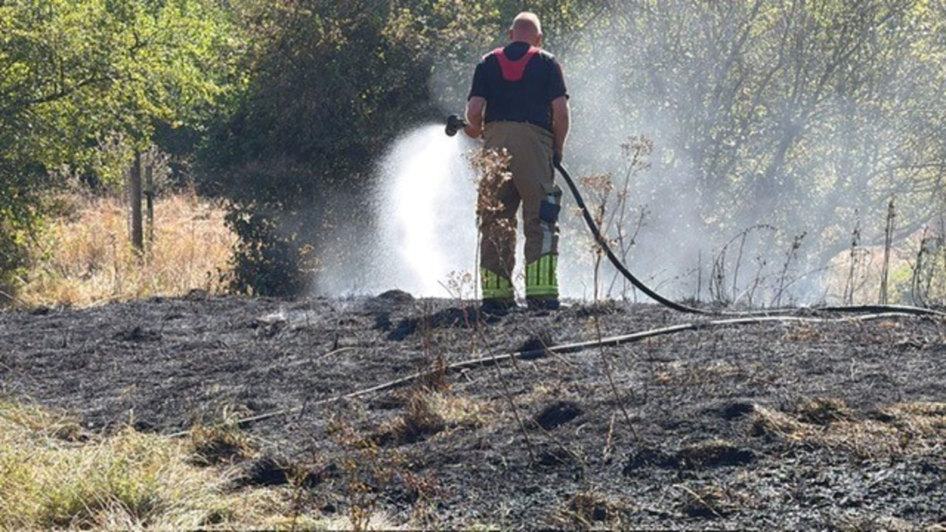 Meerdere vuurhaarden in natuurgebied Maastricht