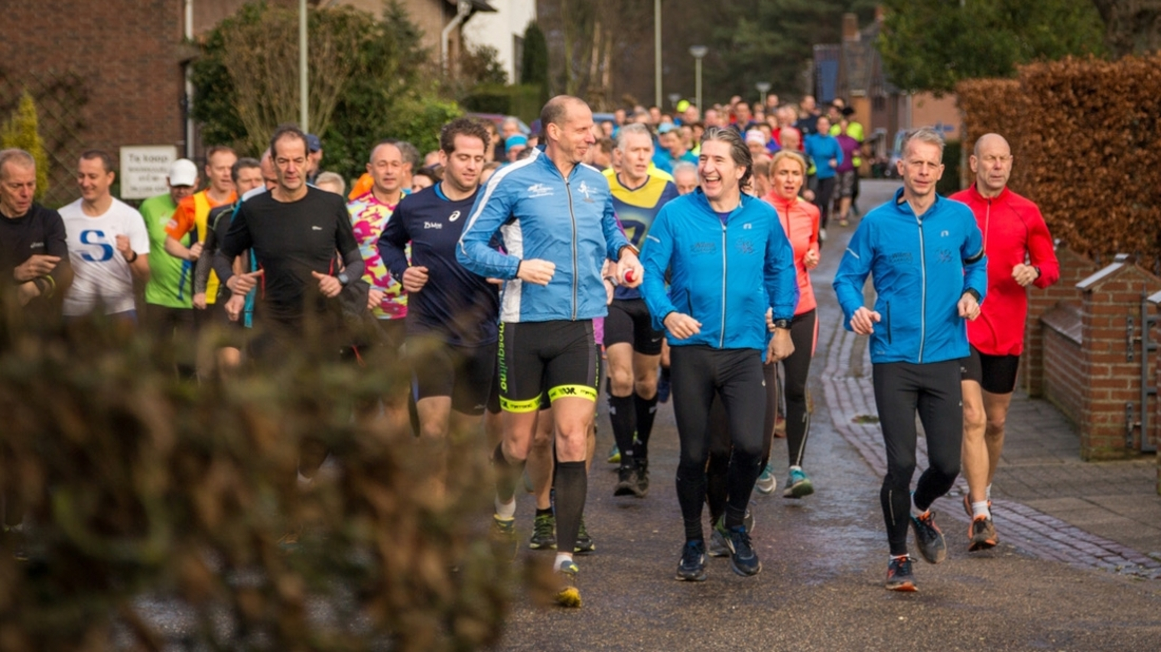 Hardlopen rondom ’t Reutje op laatste dag van het jaar