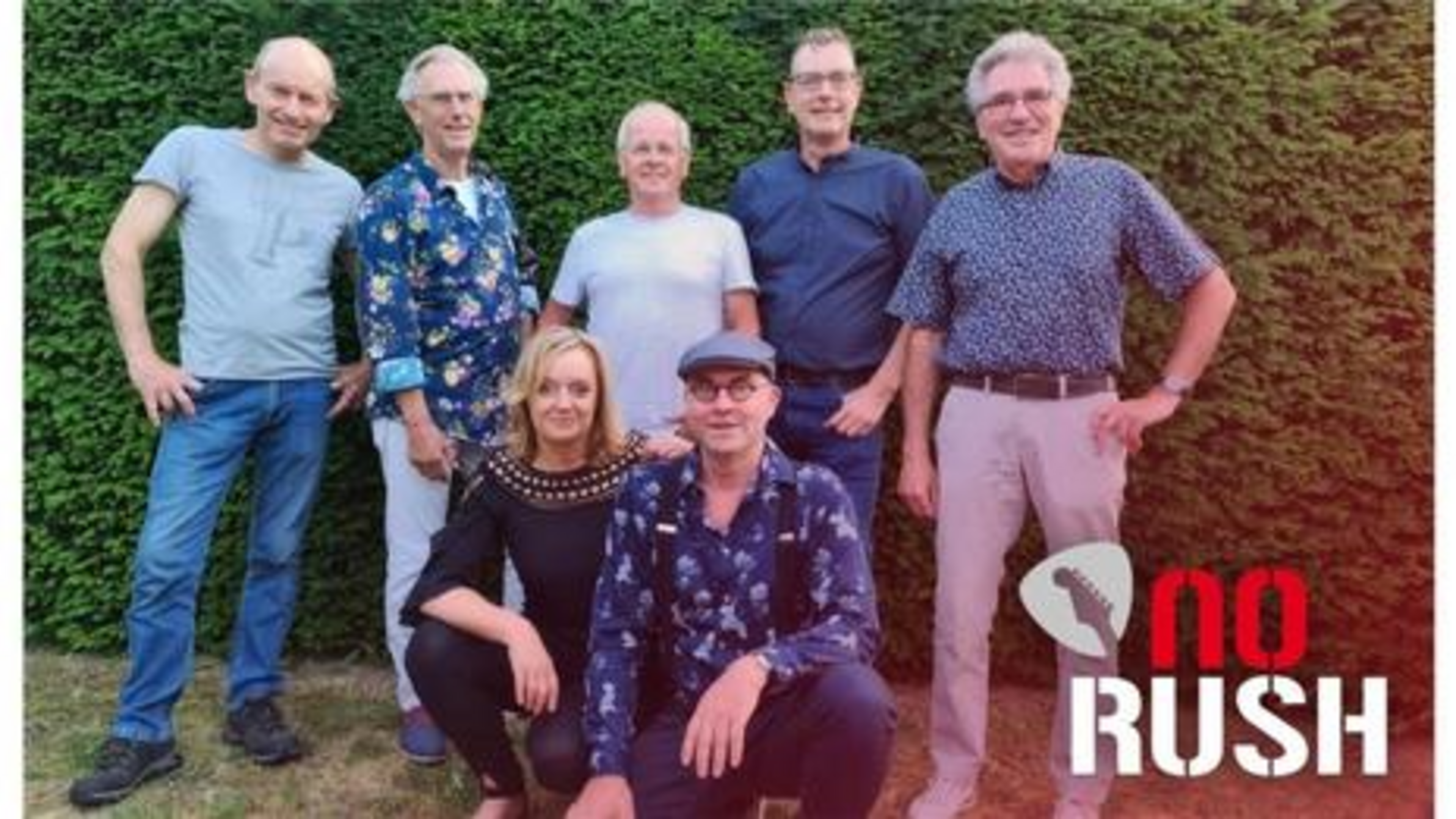 Mini concert buiten in Beegden