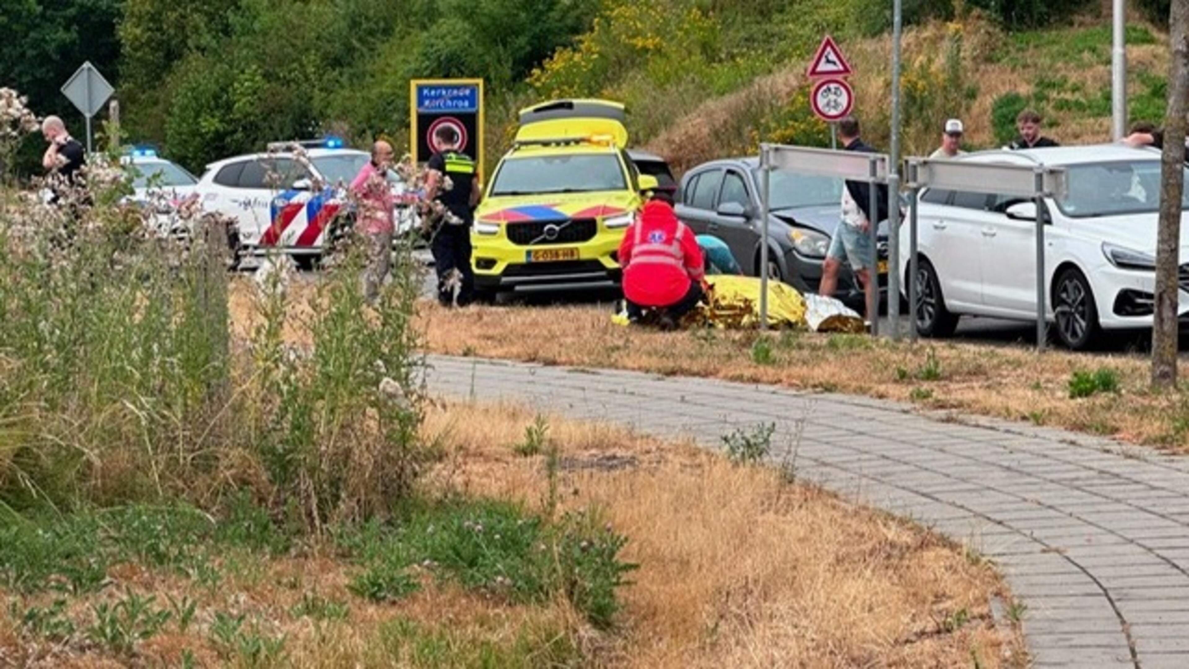 Gewonde door aanrijding tussen twee auto’s in Kerkrade