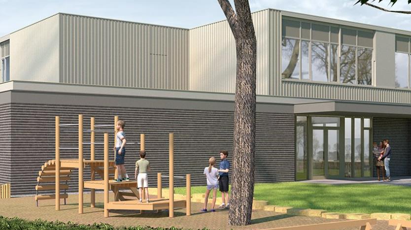 Venray zet locatie basisschool De Lier in Merselo in de etalage