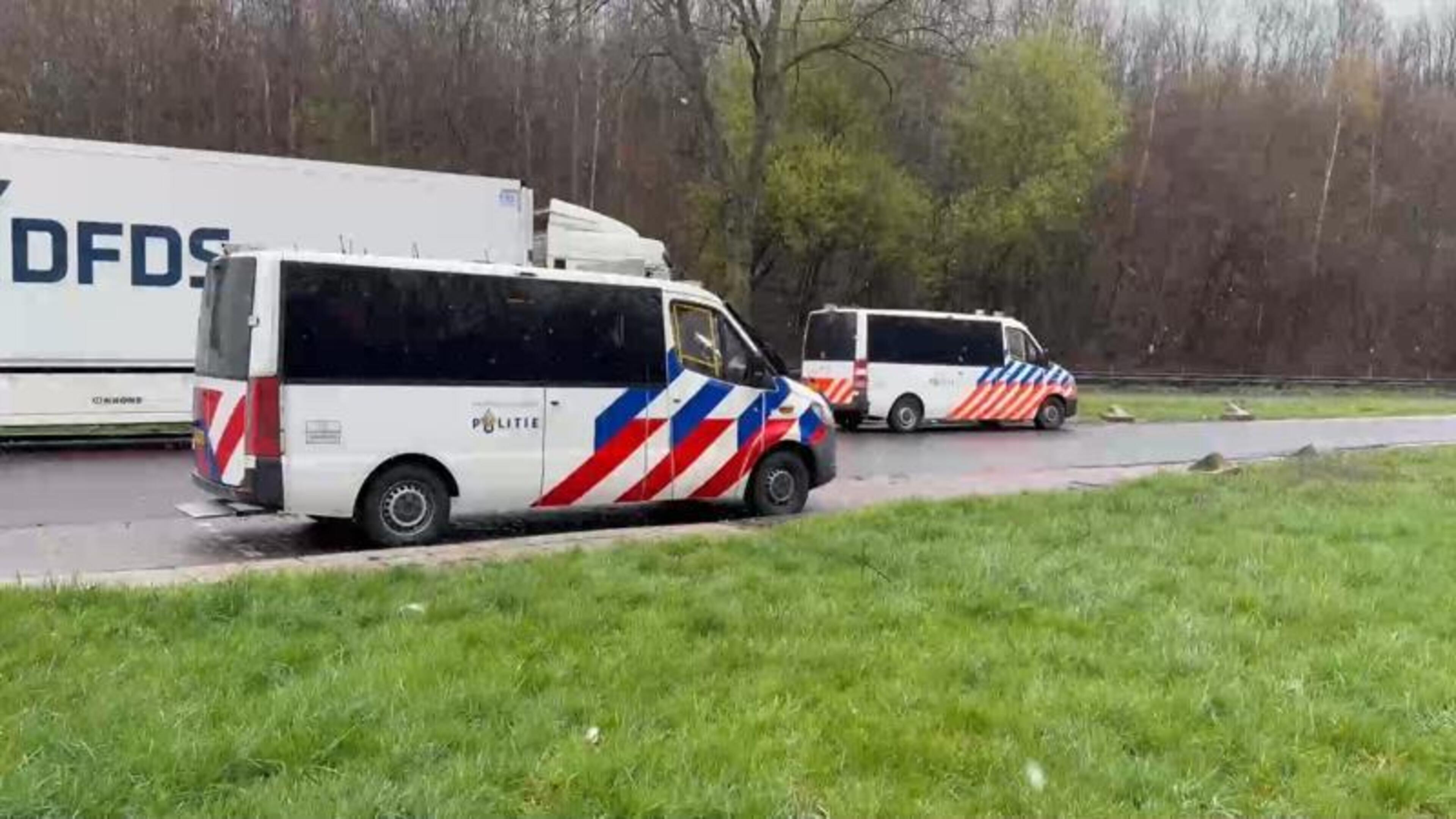 Demonstratie vliegveld