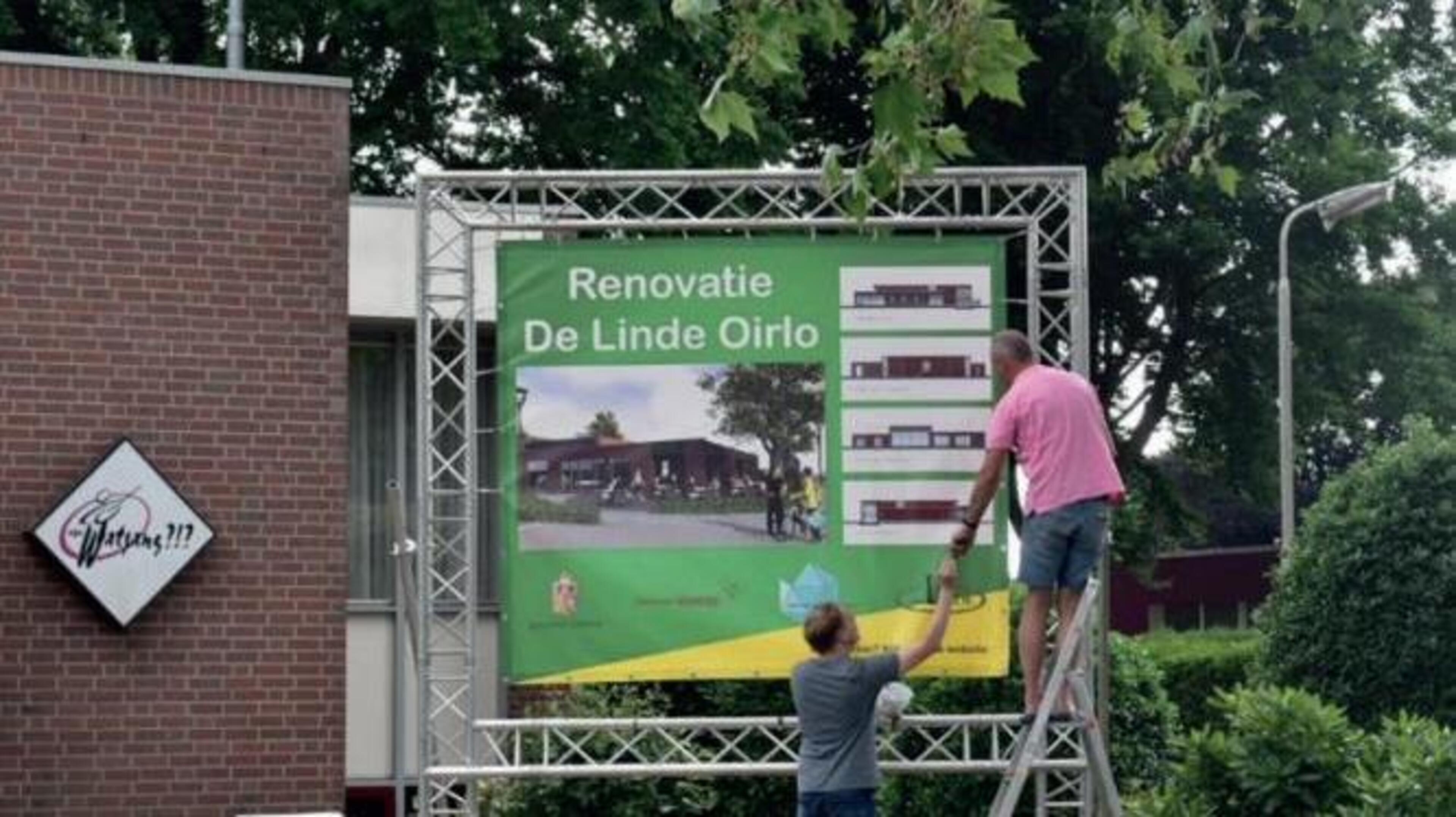 Spandoek kondigt renovatie van dorpshuis De Linde in Oirlo aan