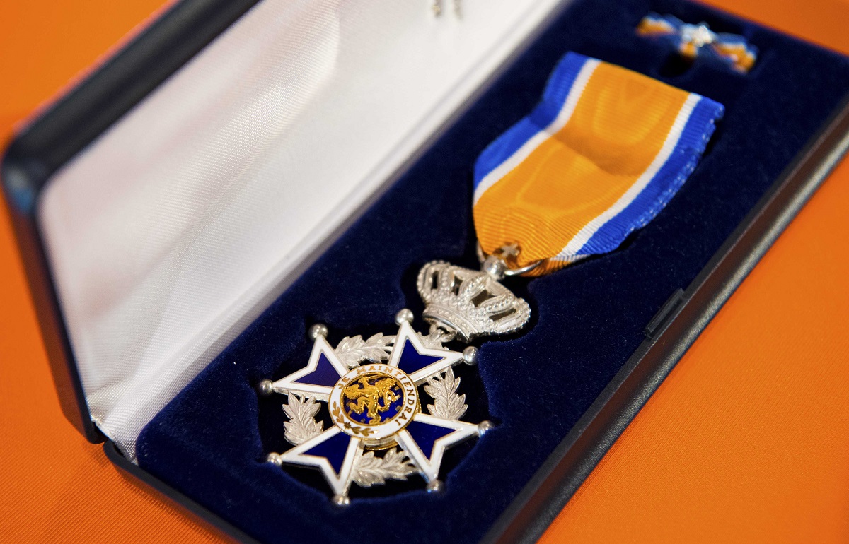 Koninklijke onderscheiding voor brandweermannen