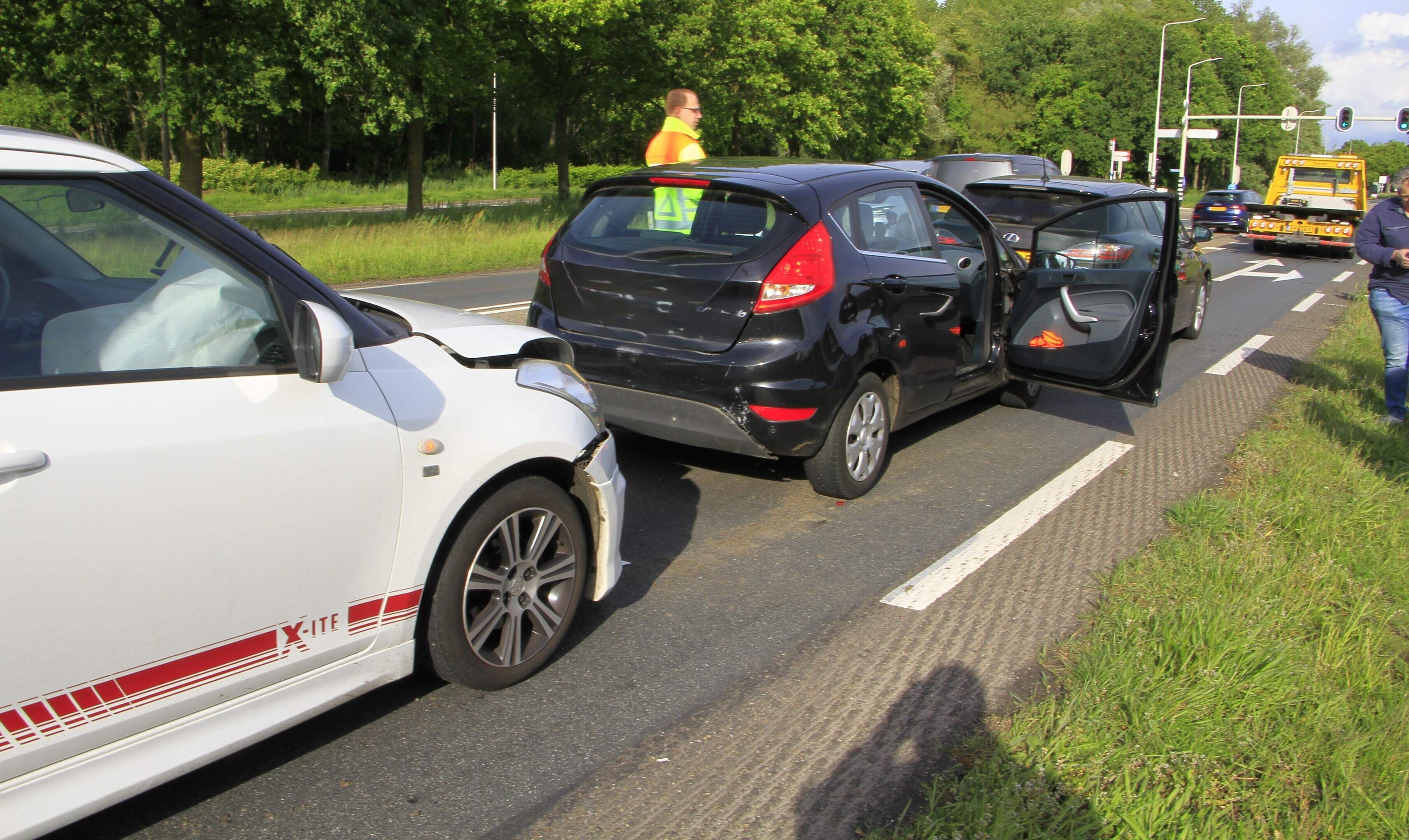 Kettingbotsing met drie auto’s in Kelpen-Oler