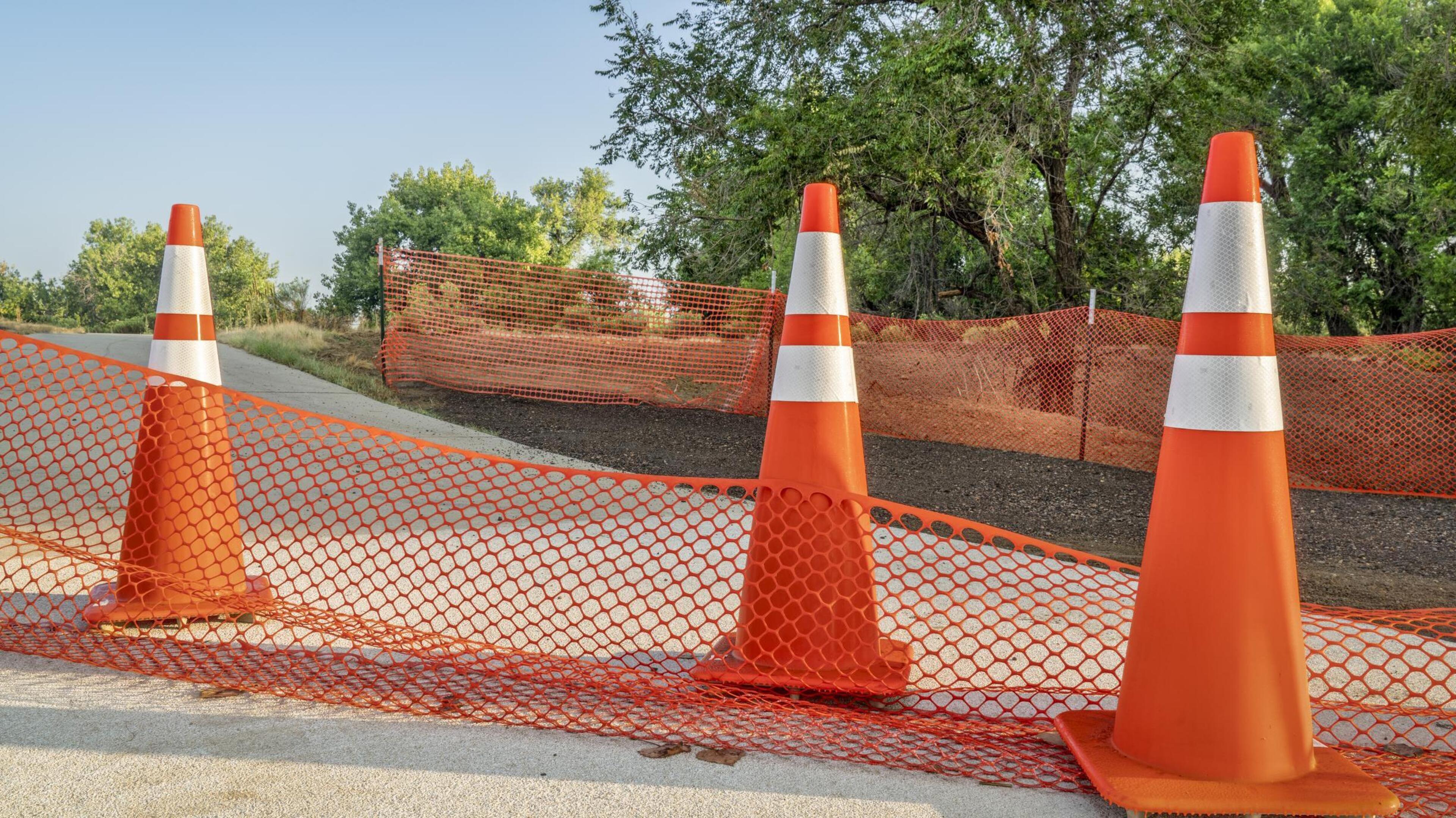 Wegafsluiting Molenweg in Sint Odiliënberg