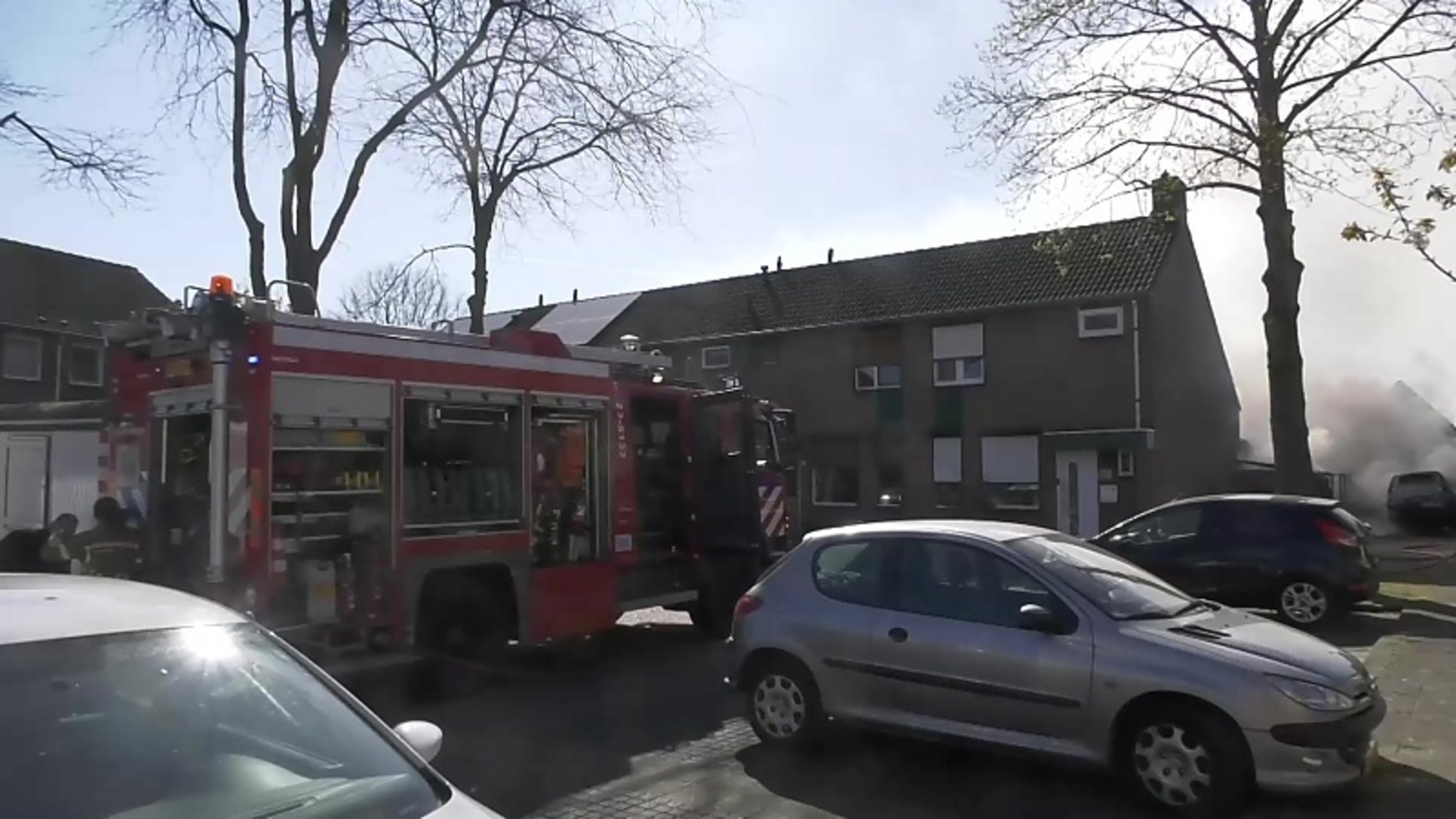 Autobrand Lei Kluitmansstraat Swalmen