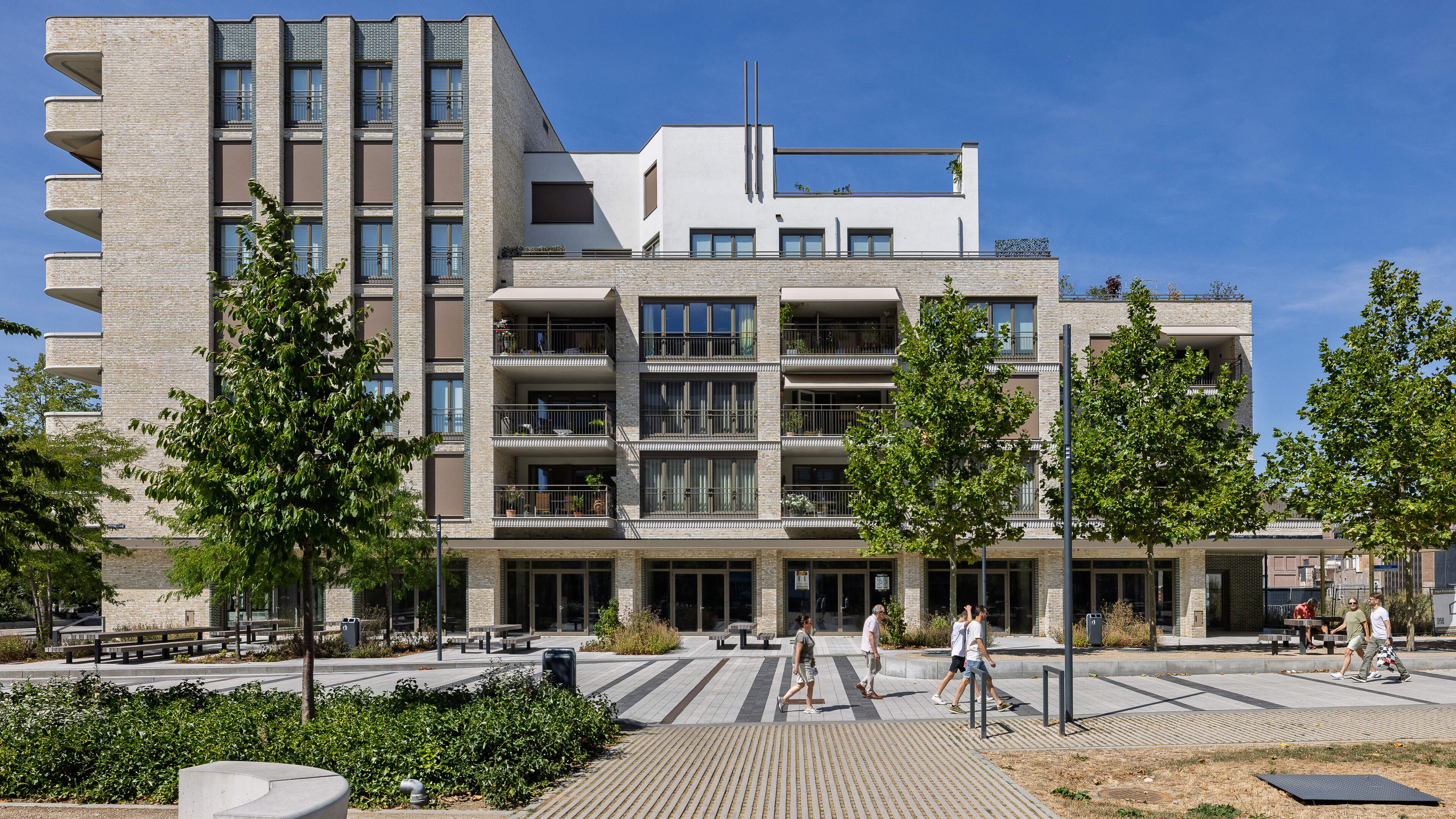 Plan voor inloop onder appartementen Promenade Heerlen: ‘Plek voor iedereen, waar mensen ook samen k