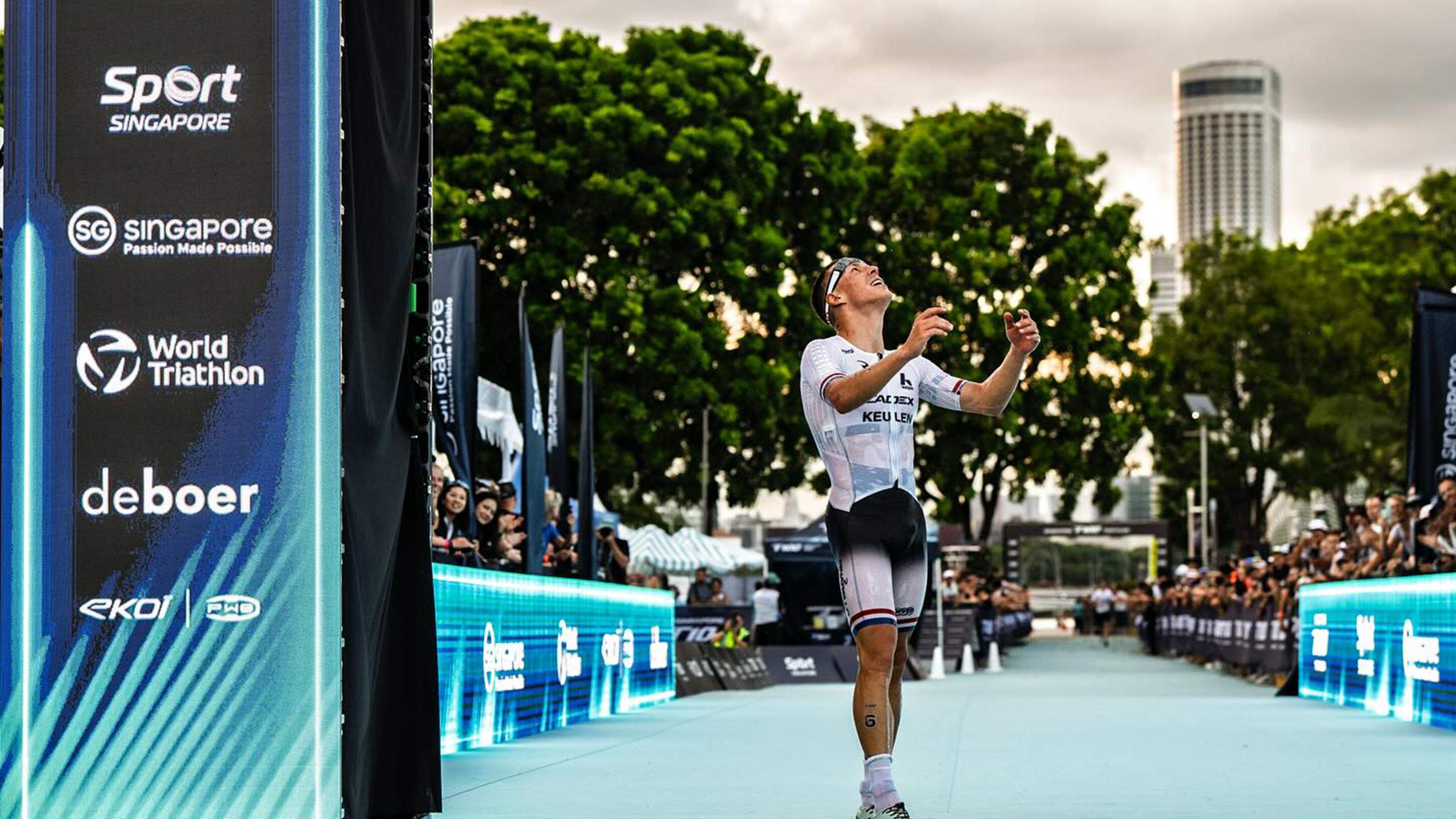 Een jaar nadat hij ineen was gezakt na de finish laat triatleet Youri Keulen uit Spaubeek twijfels a