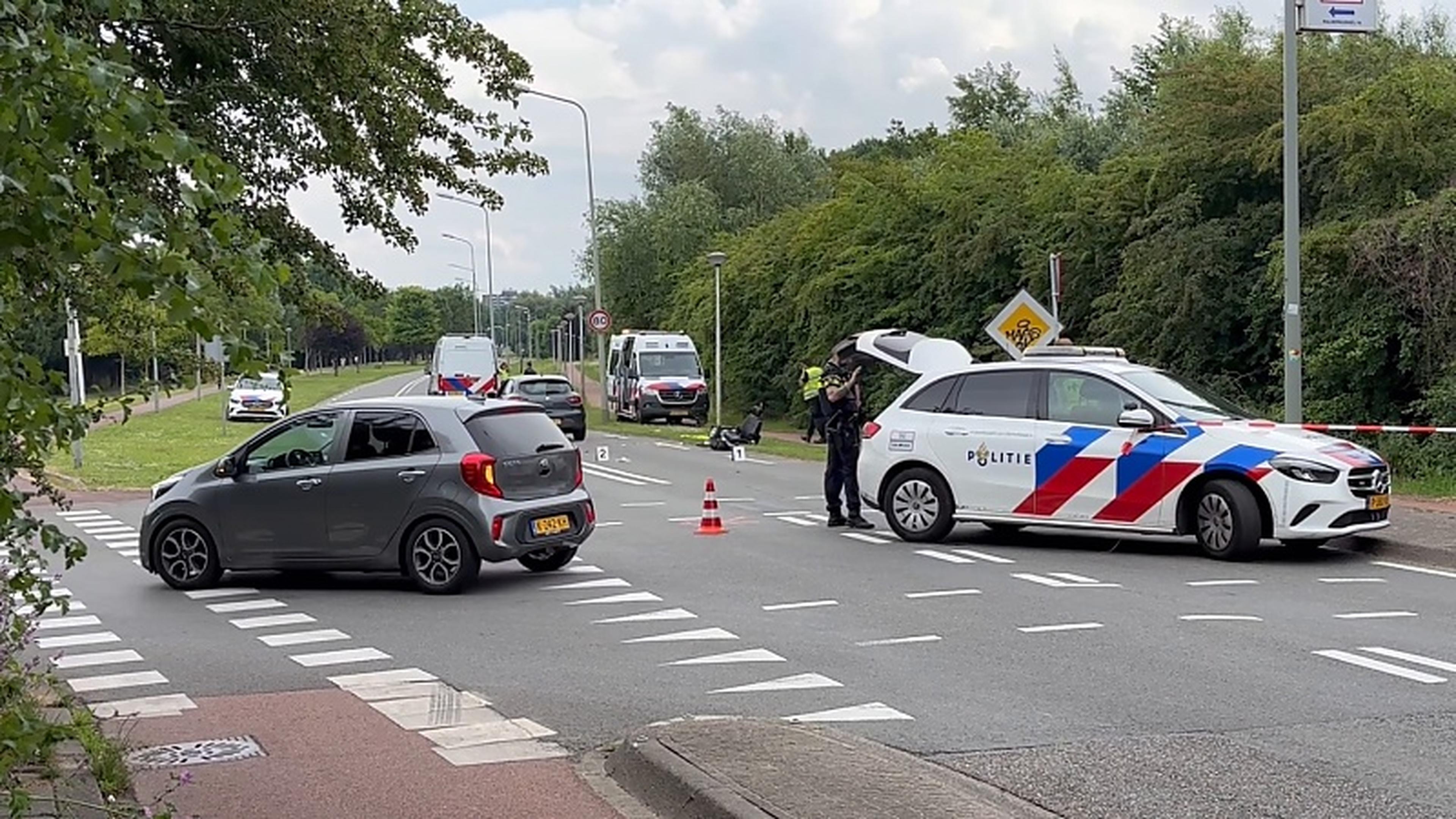 Aanrijding tussen personenauto en scootmobiel in Maastricht