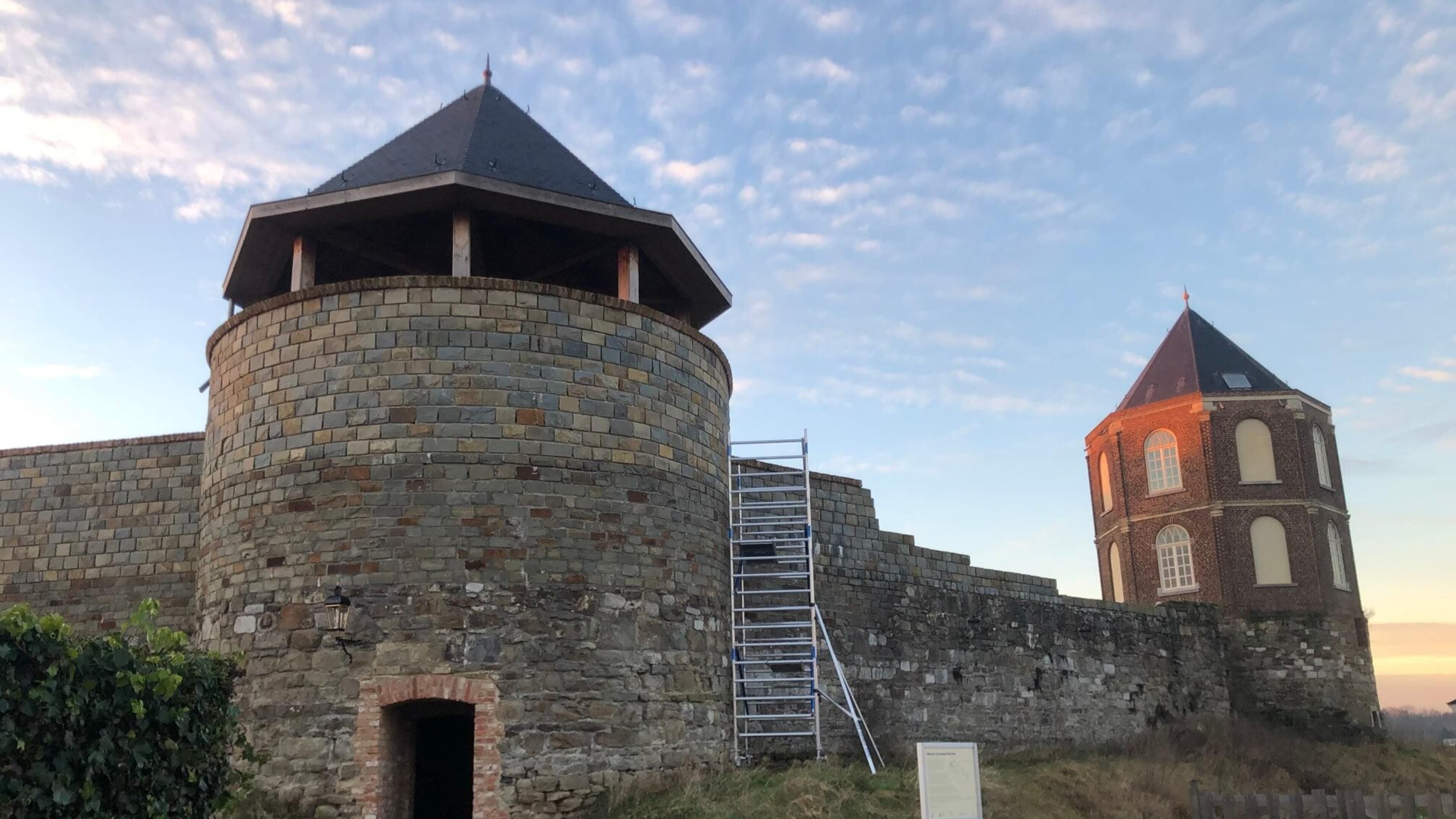 Werken als vrijwilliger op het kasteel in Montfort