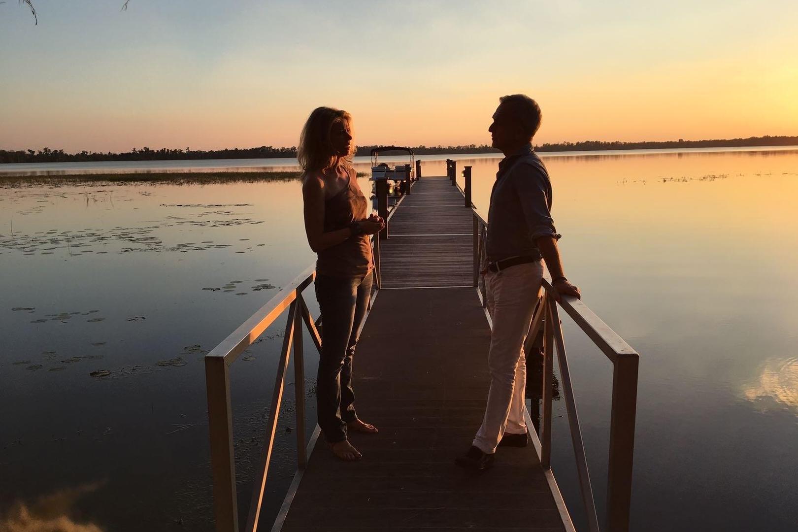 Linda Egging en Jaap Jongbloed in Florida.