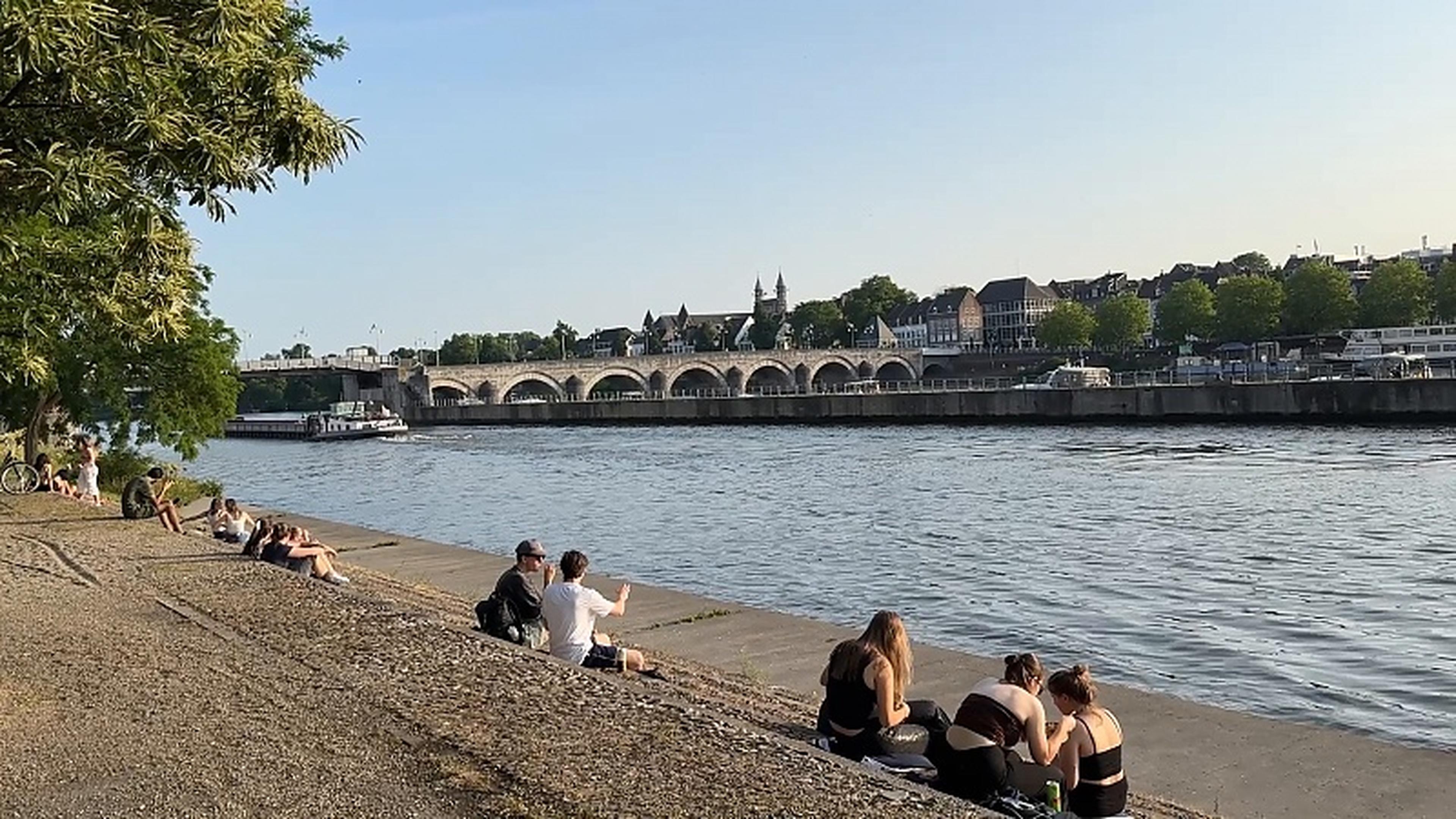 Eerste tropische dag in Maastricht