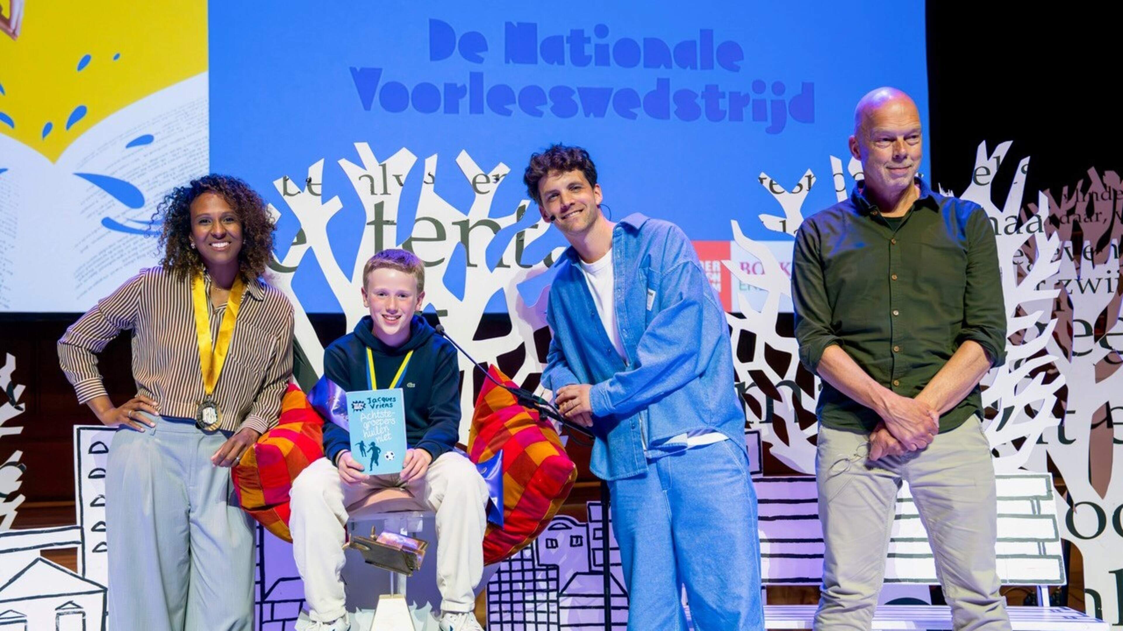 Daan Baeten uit Maastricht is uitgeroepen tot Nationale Voorleeskampioen