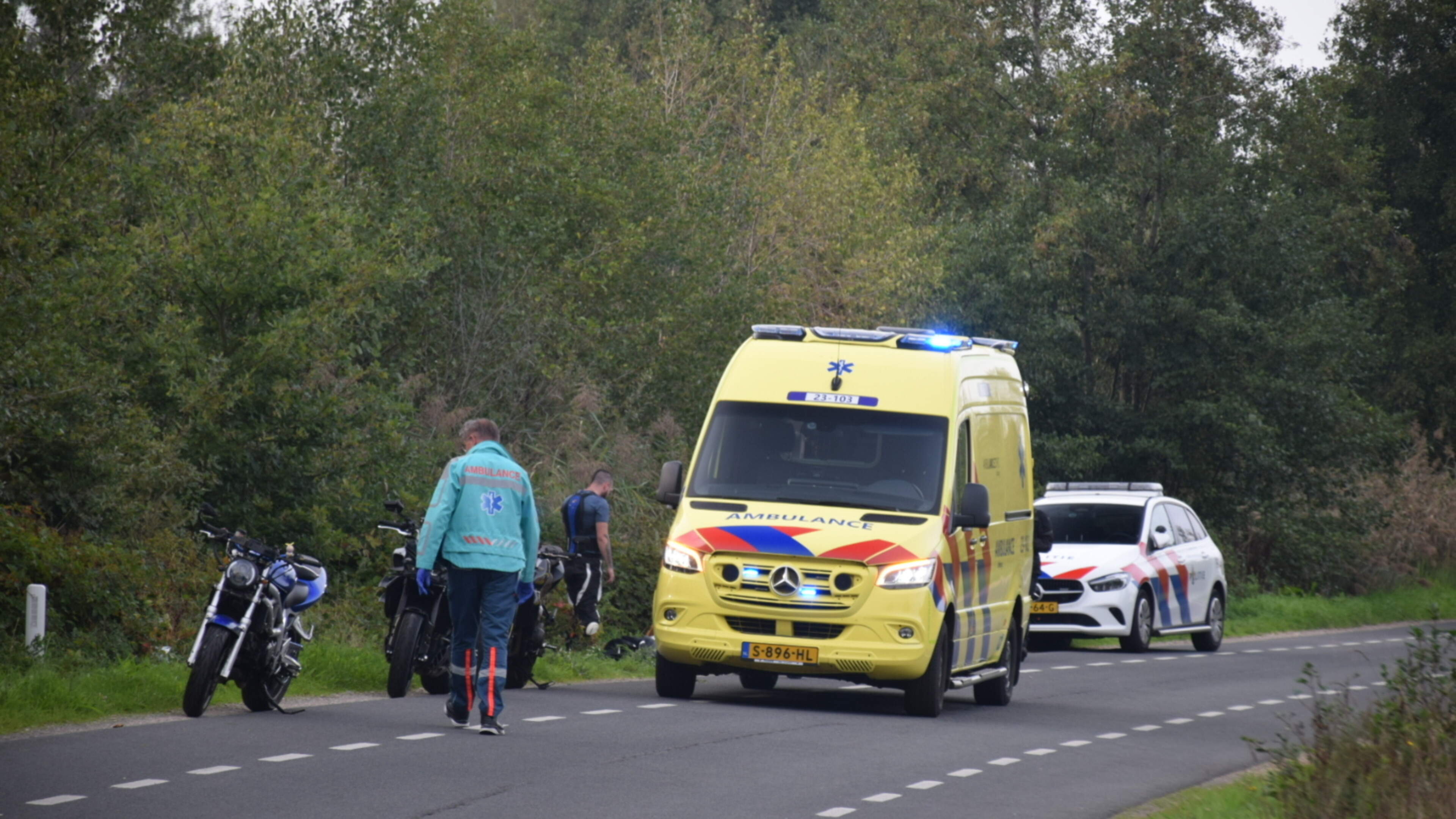 Motorrijdster gewond bij val in Wellerlooi