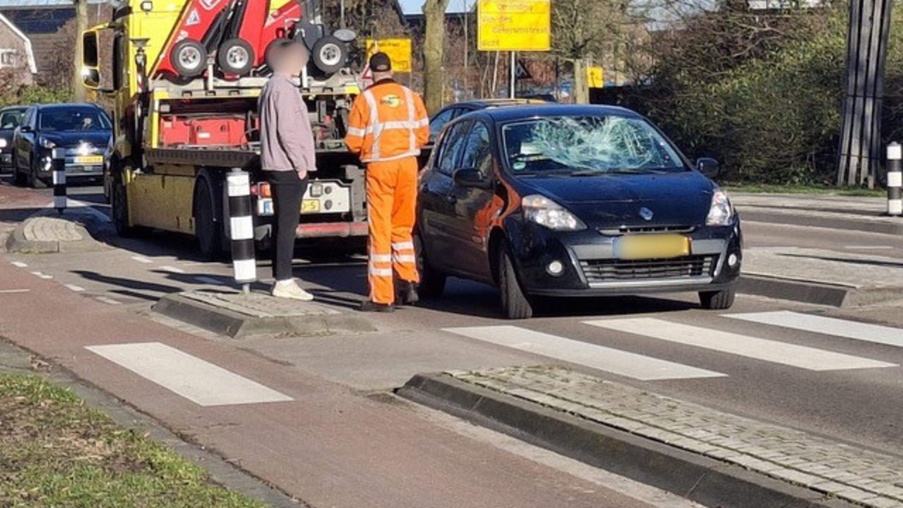 Fietser gewond bij aanrijding in Horst.