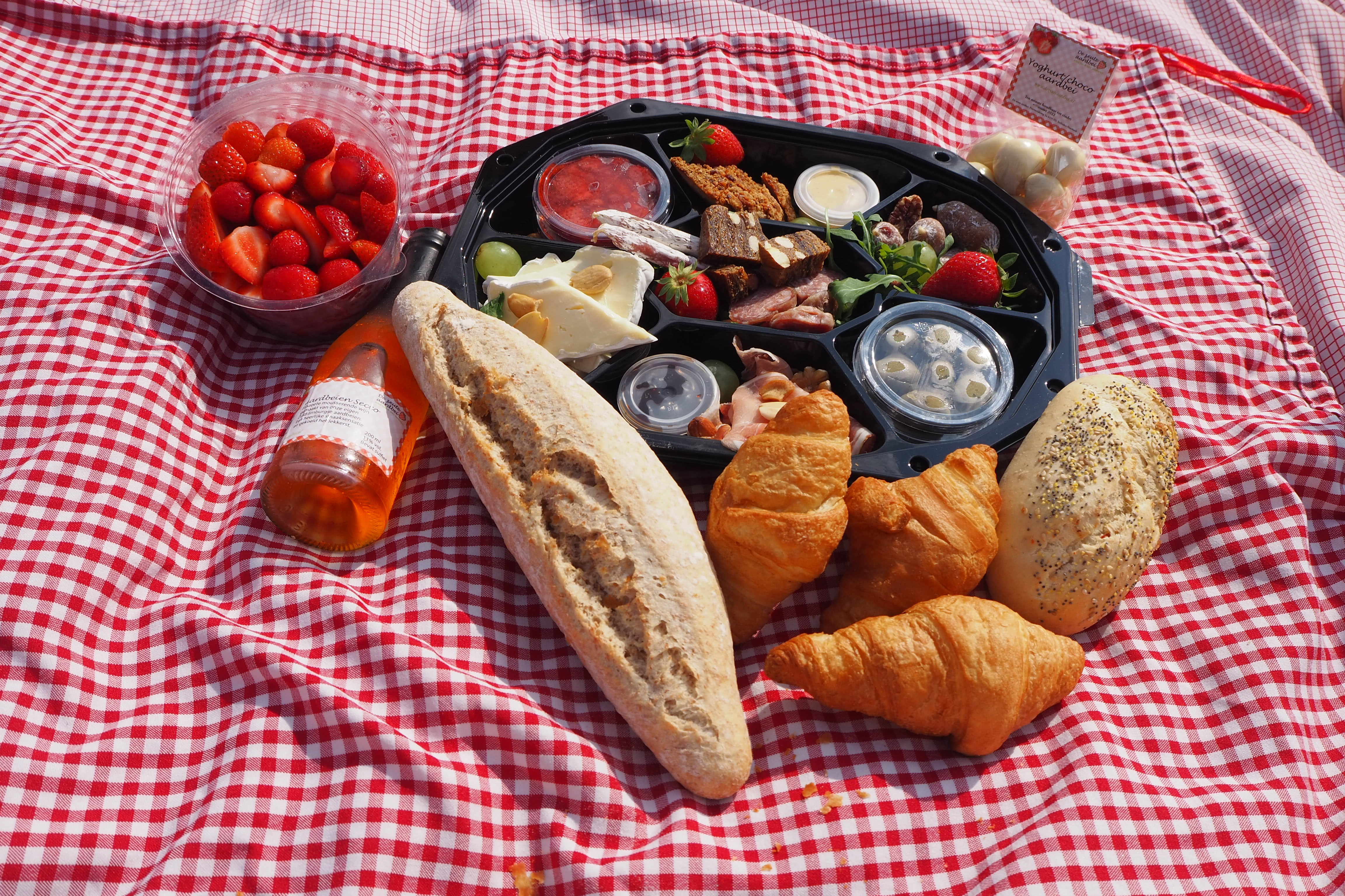 Picknicken in Noorbeek met een gevulde knapzak