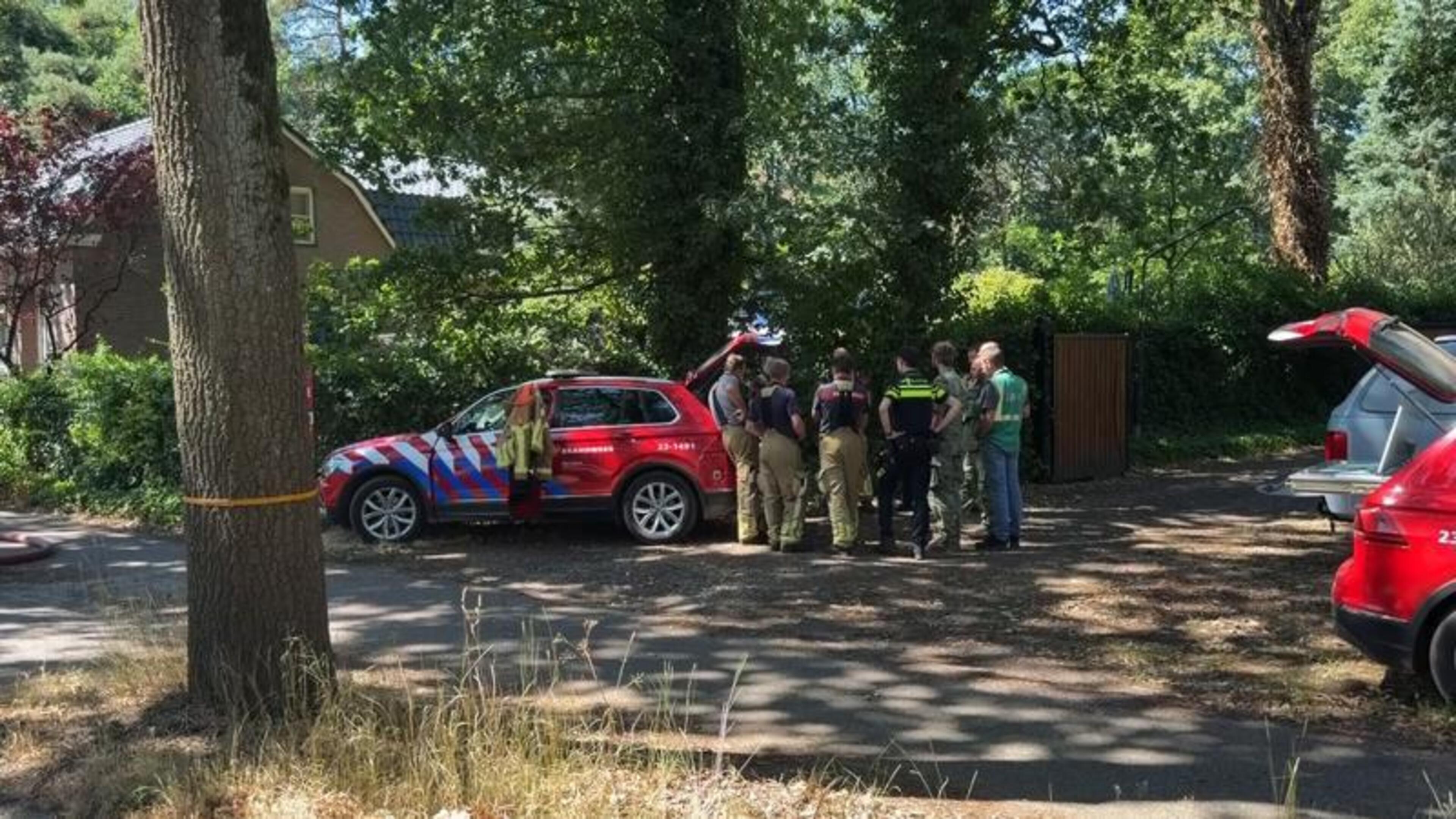 Weer brand in natuurgebied Oostrum