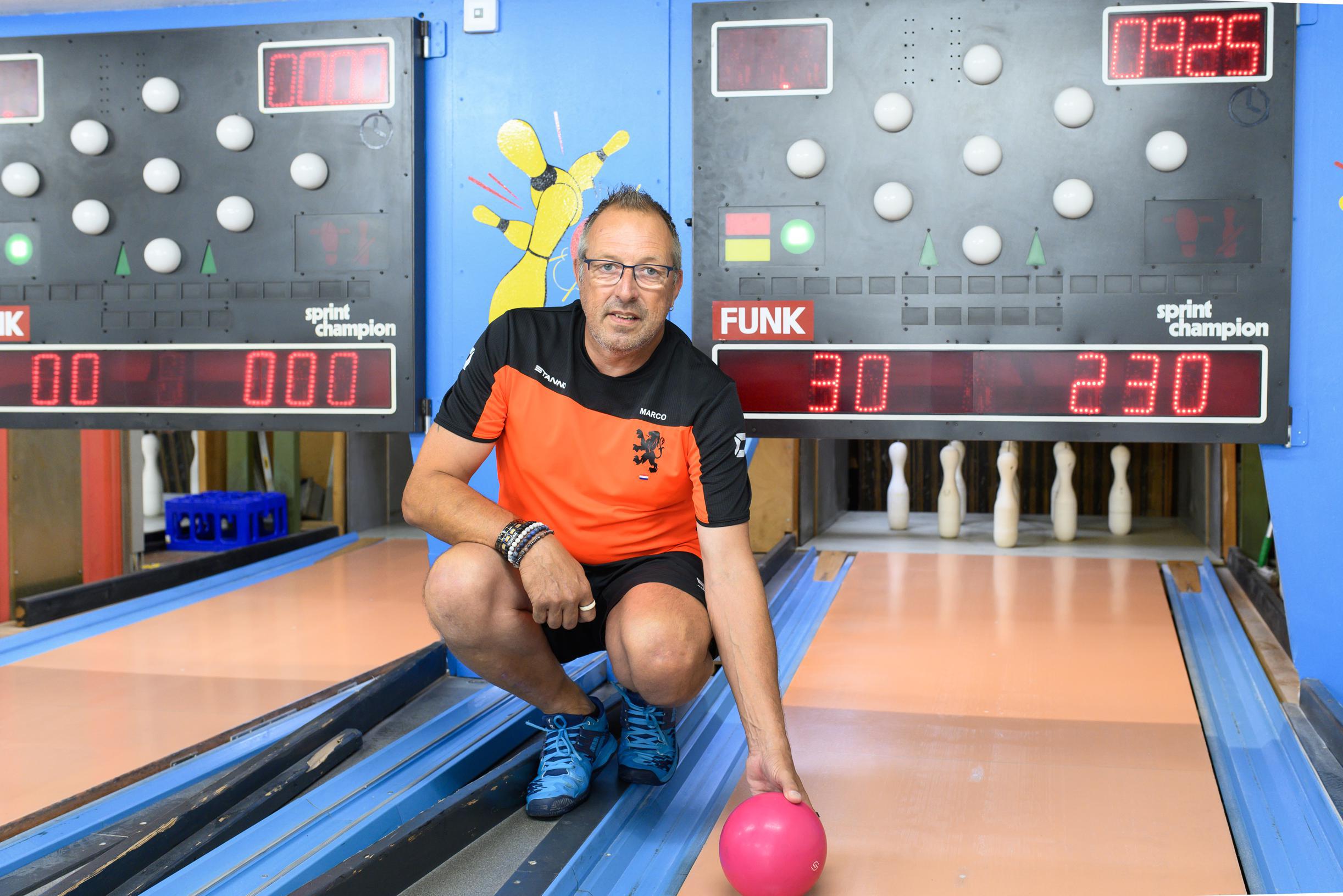 Marco Baur uit Bocholtz pakt vier medailles bij WK schaarbaankegelen en gooit bijna wereldrecord: ‘I