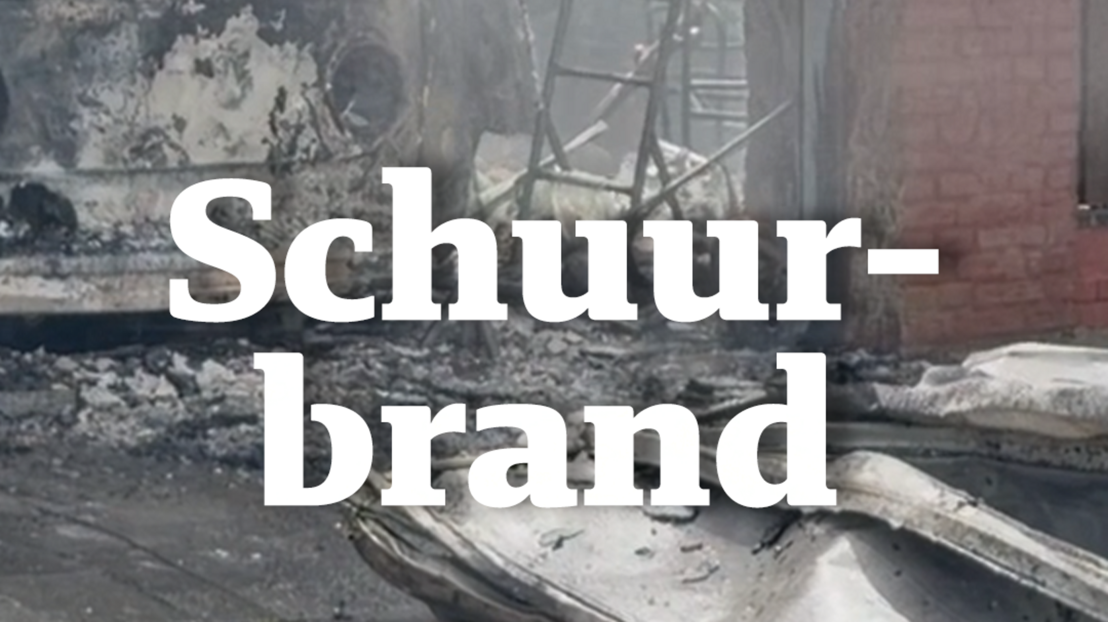 Schuurbrand in Maastricht