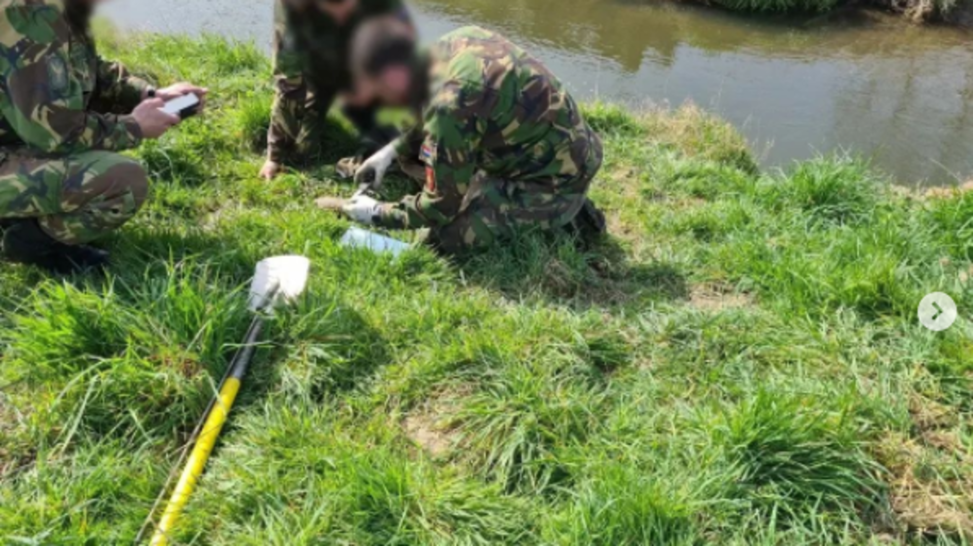 Explosief gevonden in Epen door magneetvisser