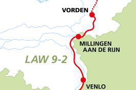 Routewijziging Pieterpad op komst tussen Heijen en Afferden