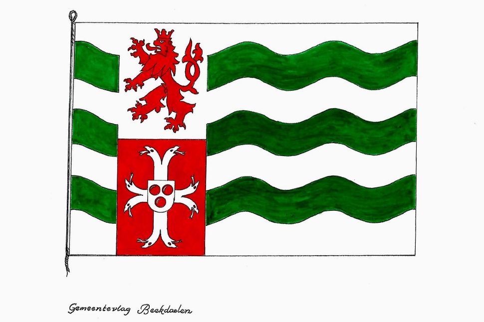 Fusiegemeente Beekdaelen krijgt eigen vlag en wapen