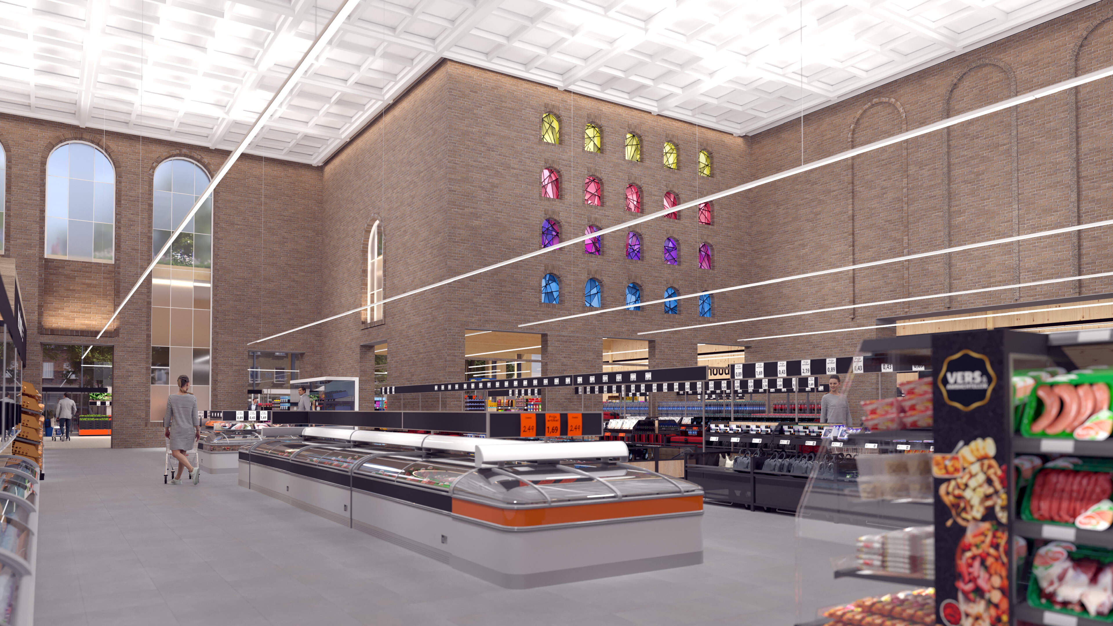 Lidl wil grotere supermarkt als jasje om kerk van Heugemerveld in Maastricht heen bouwen