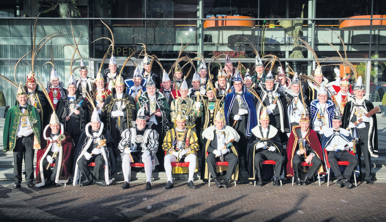 Op de foto: Prinsen uit de regio Venray