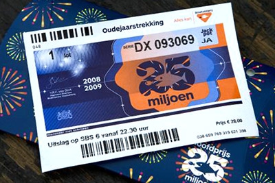 Voor oudejaarstrekking Staatsloterij 6,3 miljoen loten verkocht | De