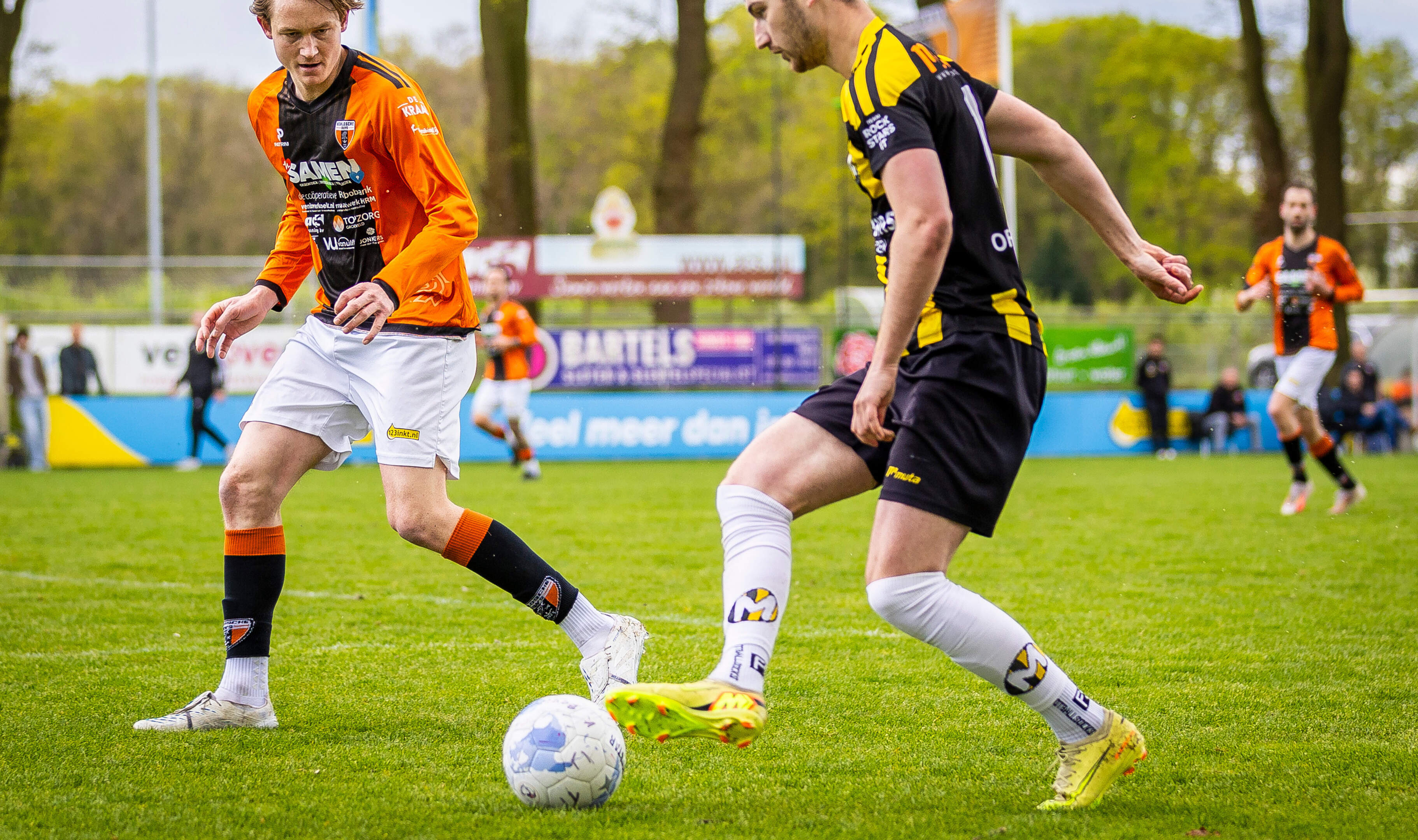 Verdwaalde voorzet van Aaron Bastiaans redt punt voor Merefeldia tegen Venlosche Boys: ‘Het was gewo