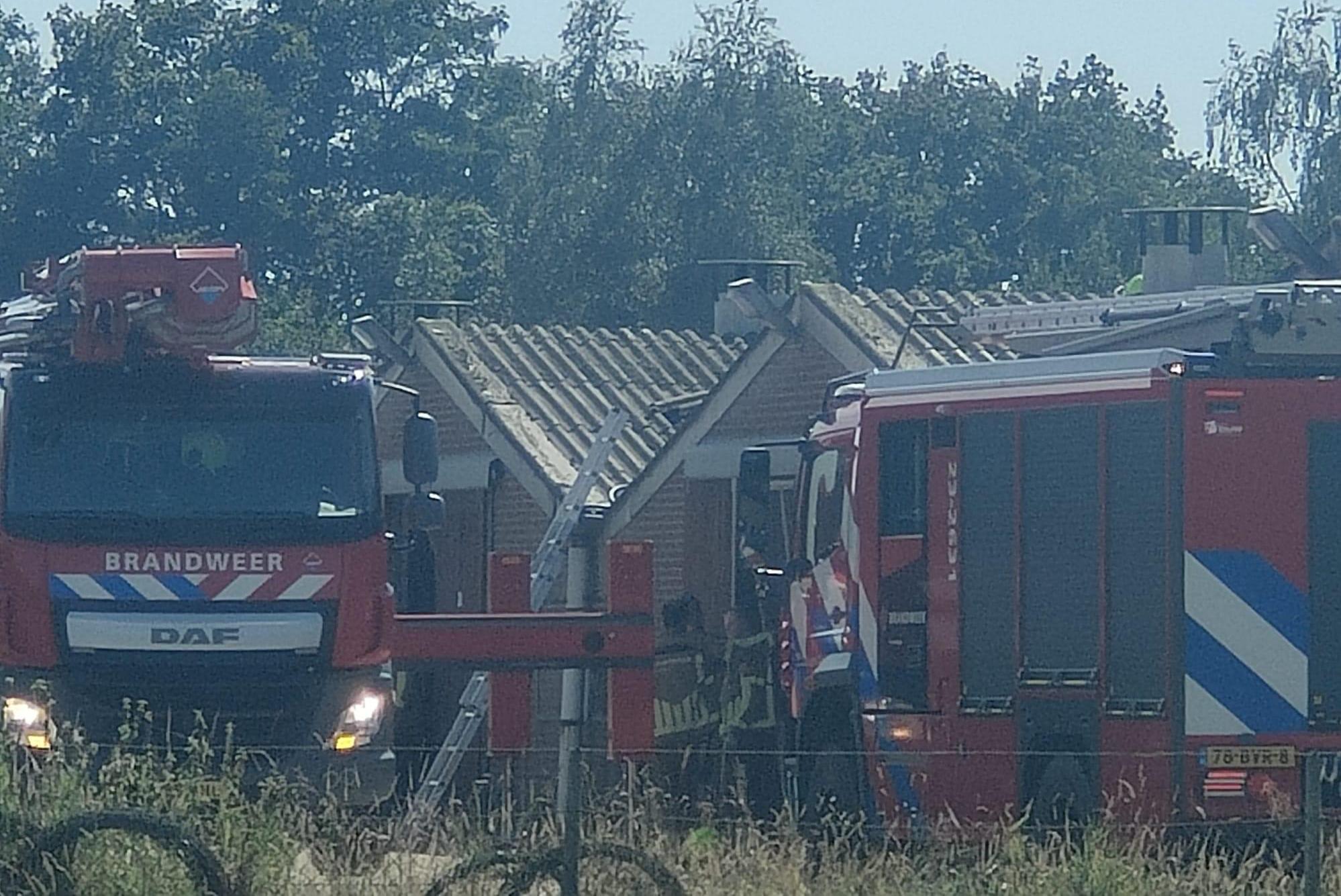 Brand in kippenstal Beringe snel onder controle, geen gewonden