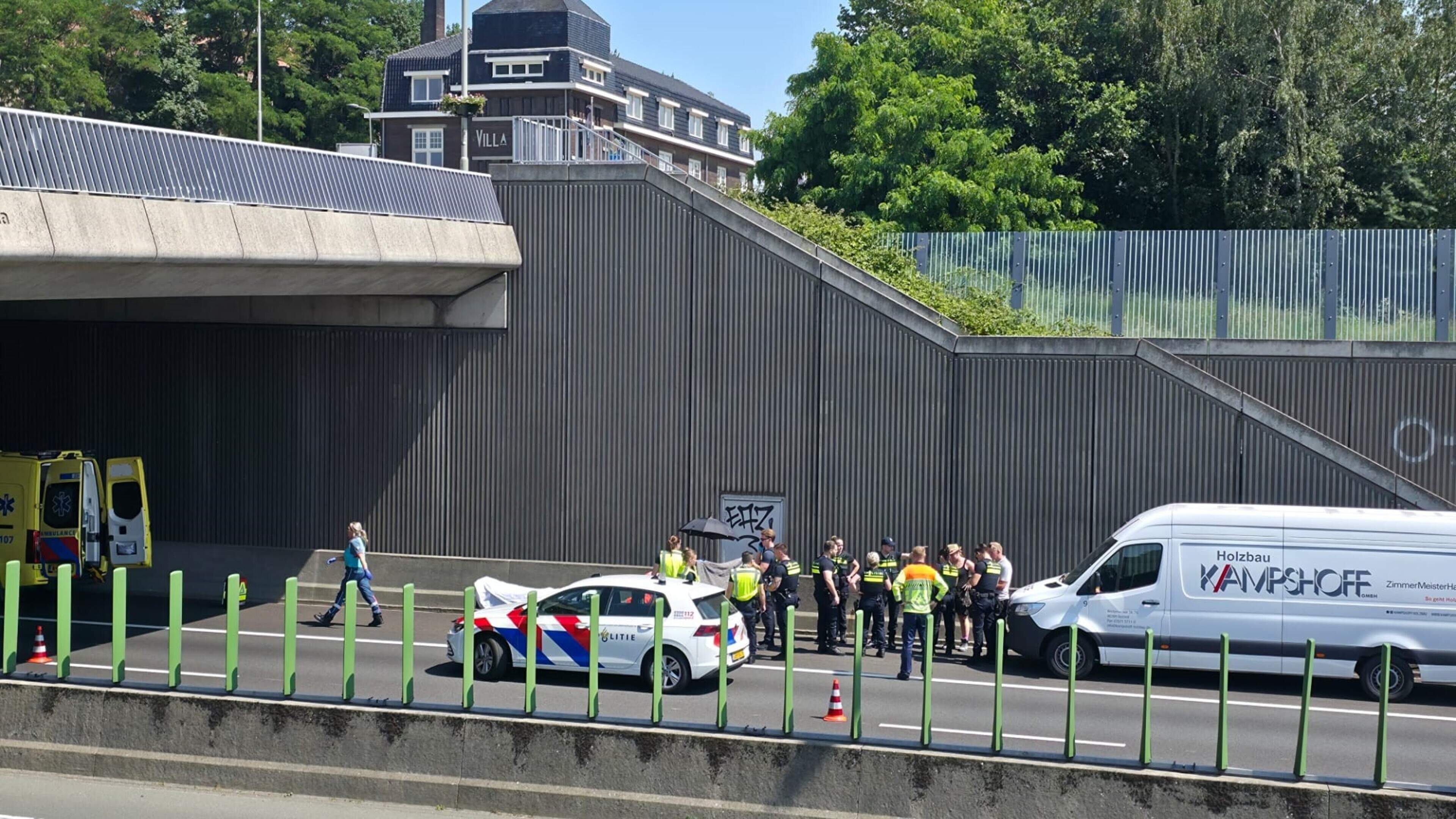 Gewonde bij ongeval op A73 bij Tegelen