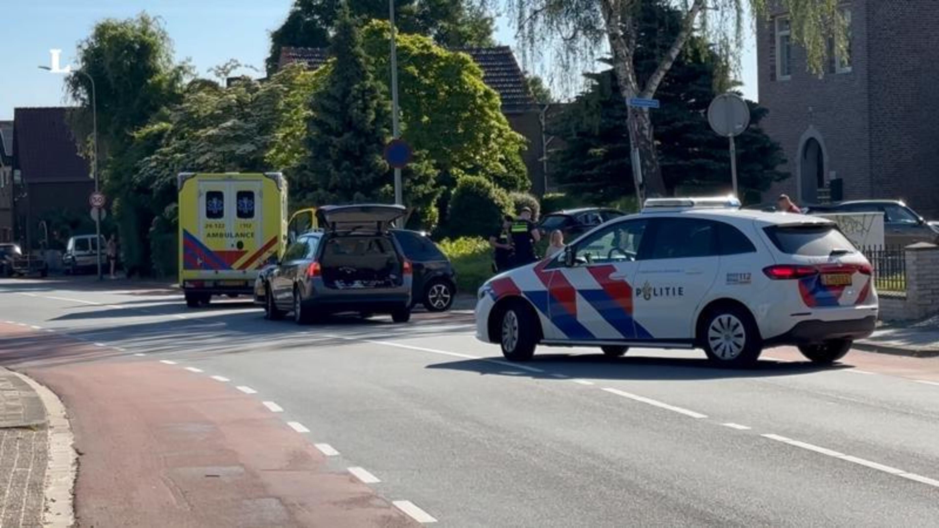 Gewonde bij botsing auto's in Landgraaf