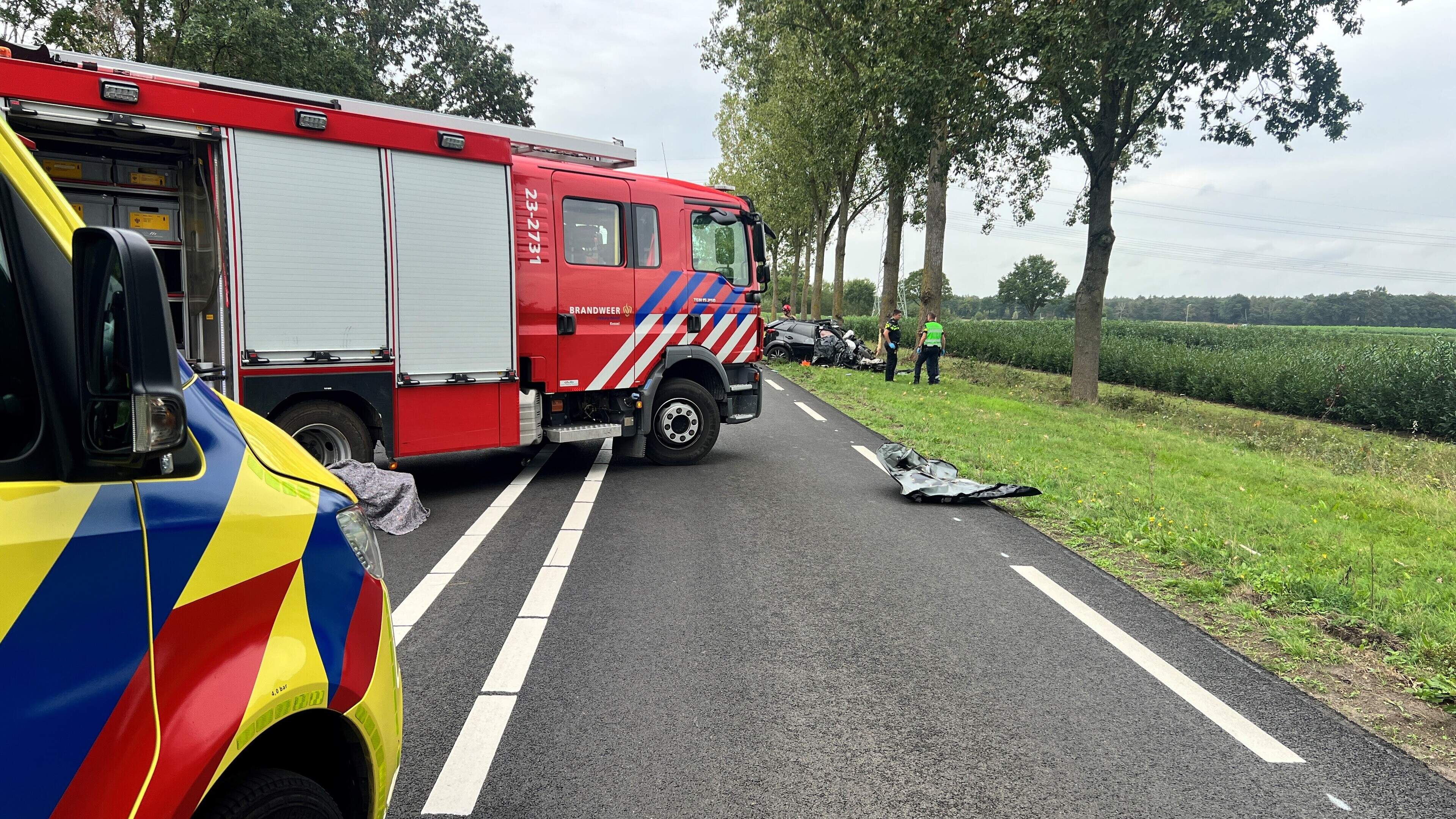 Persoon overleden bij ongeval op N277 bij Baarlo
