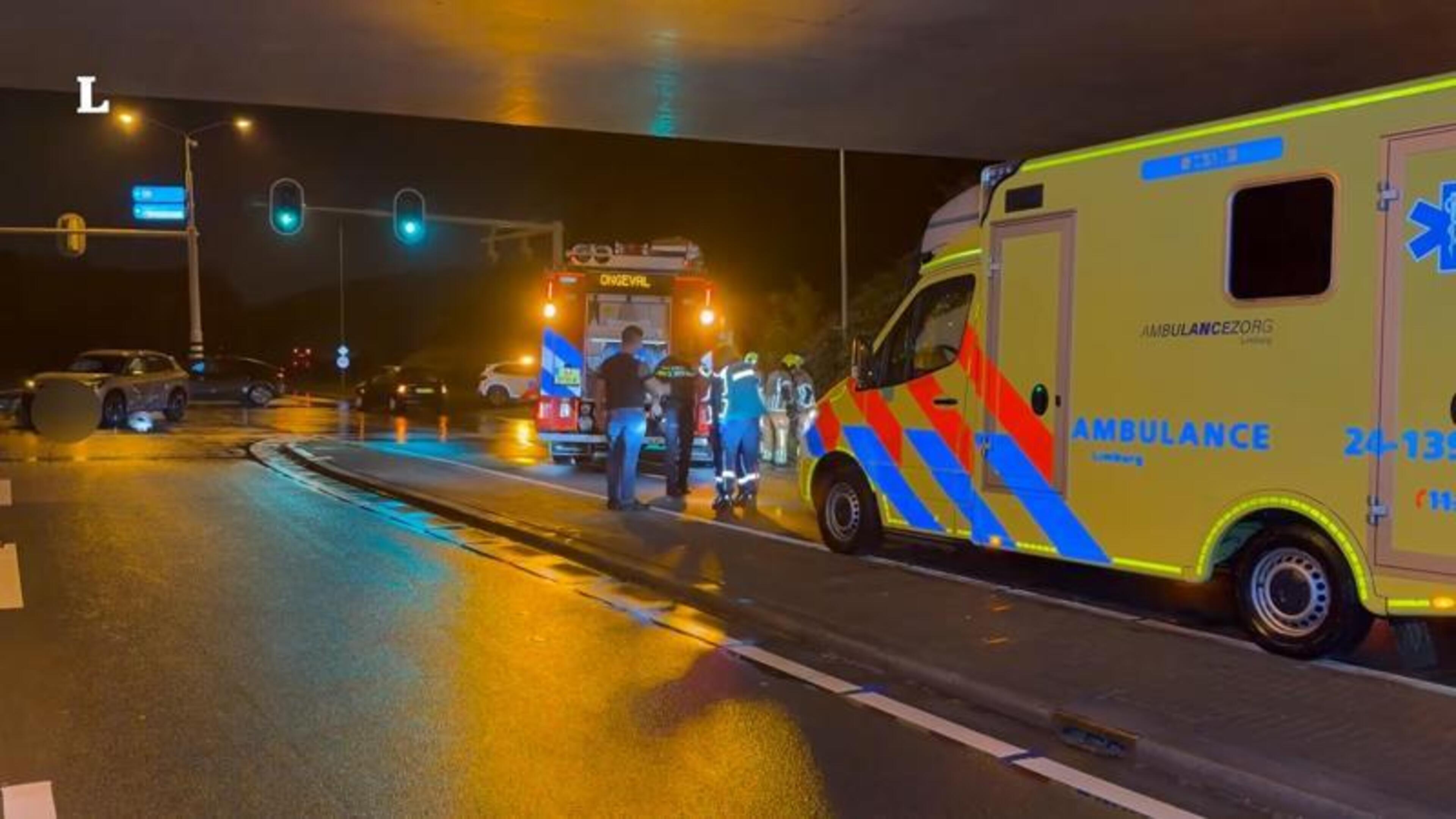 Auto's botsen in Maastricht