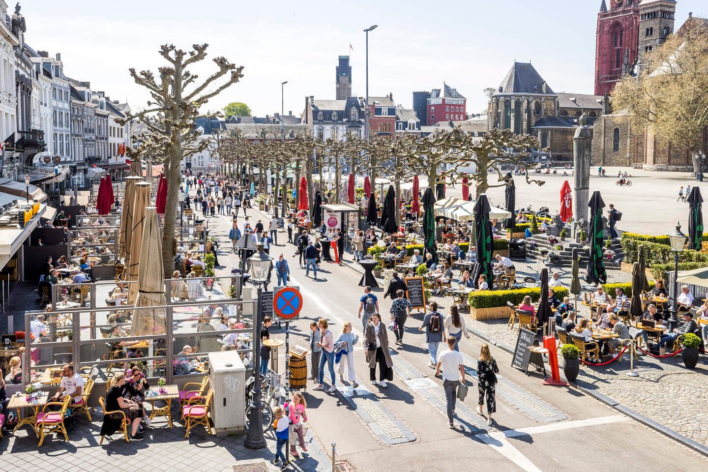 Komende dagen stralend weer in Limburg met de eerste warme dag van het jaar