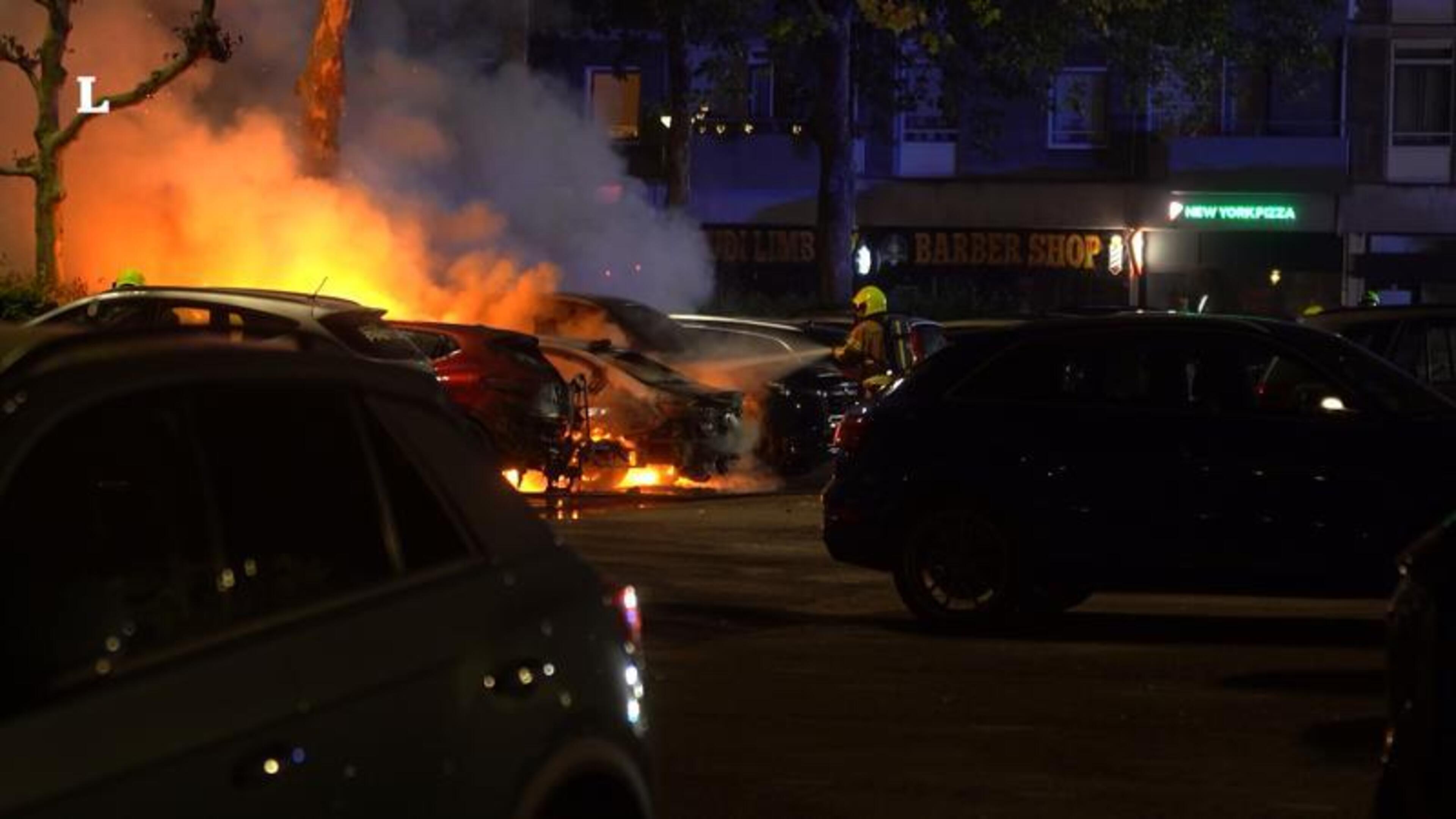 Drie auto’s uitgebrand in Valkenburg