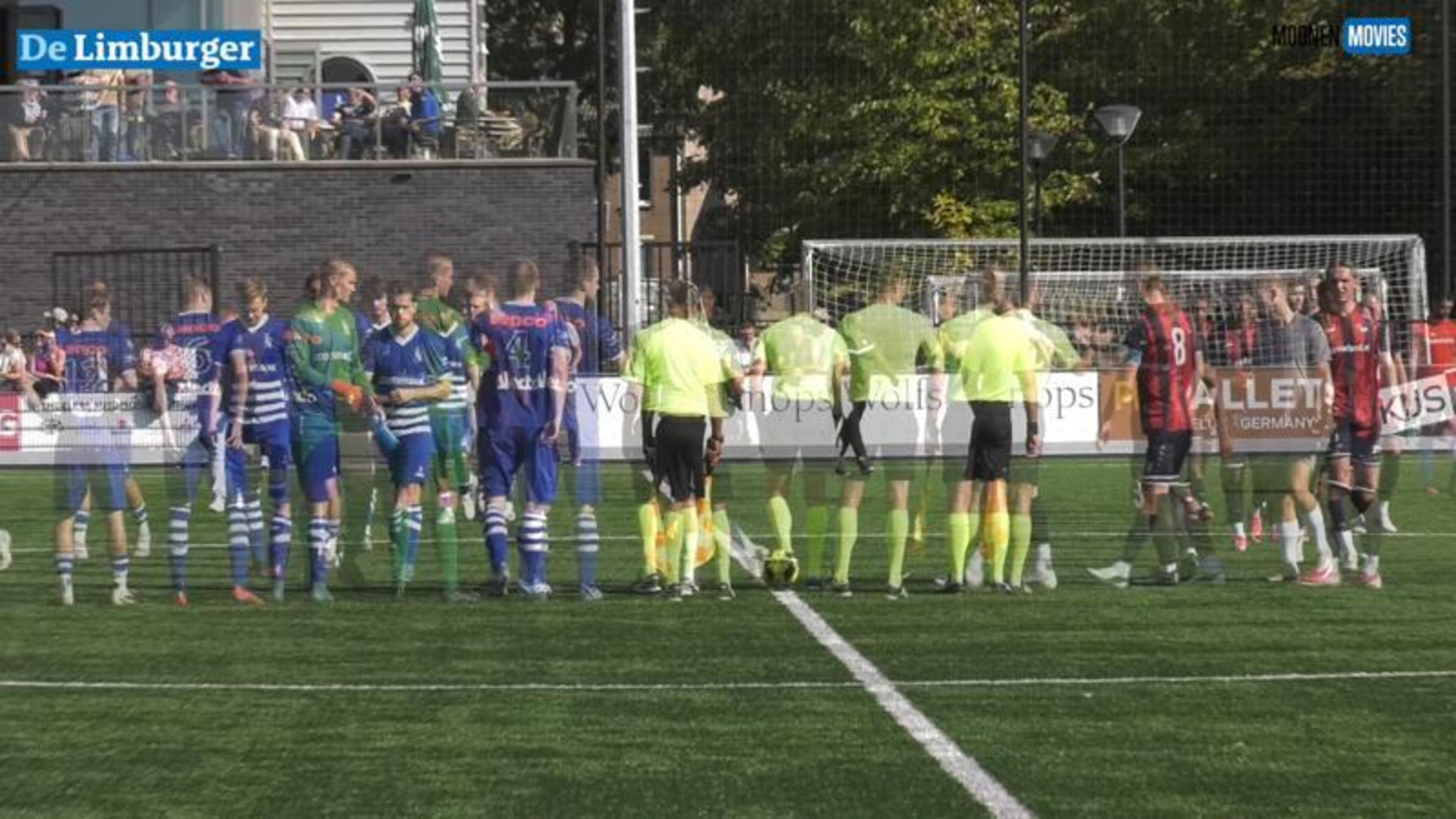 VIDEO Poeier van Koen Veugen beslist Parkstad-derby: ‘Dacht: doe het eens met rechts’; bekijk hier d