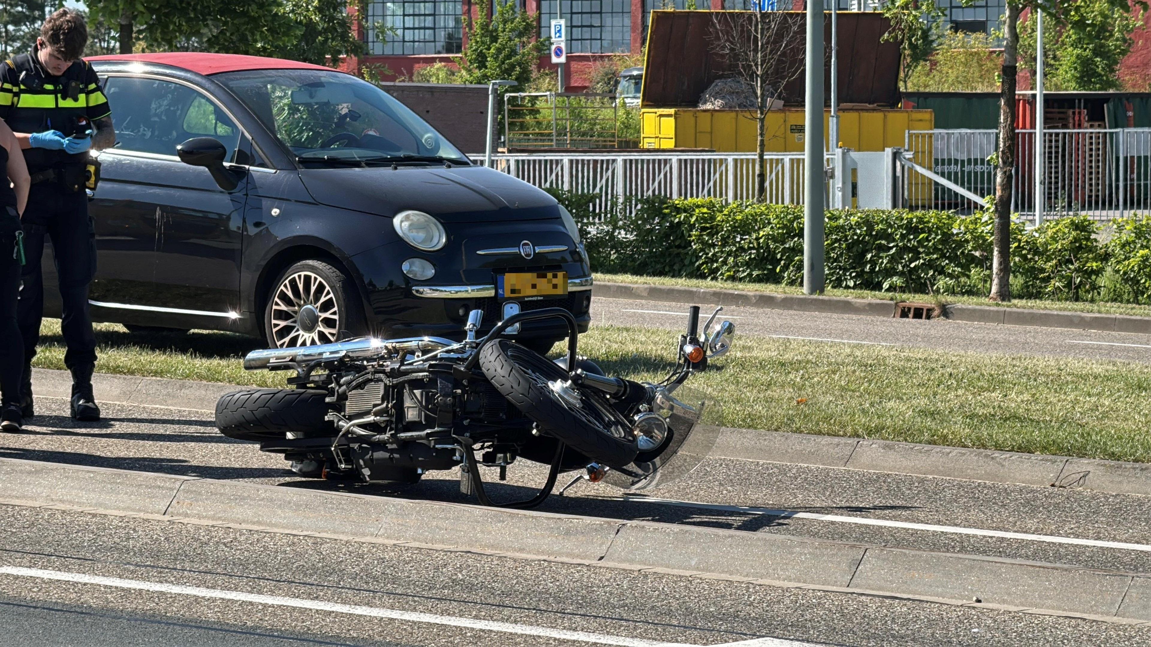 Motorrijder gewond bij eenzijdig ongeval in Maastricht