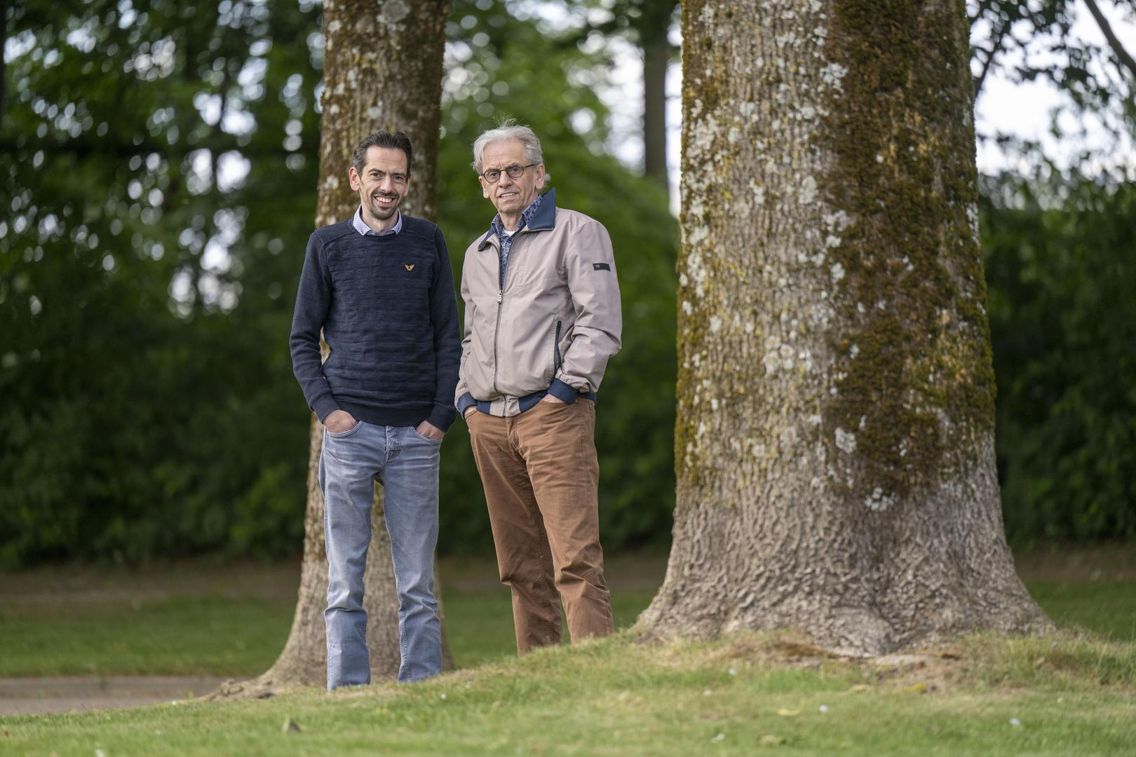Dennis (l) en Thijs van Es.