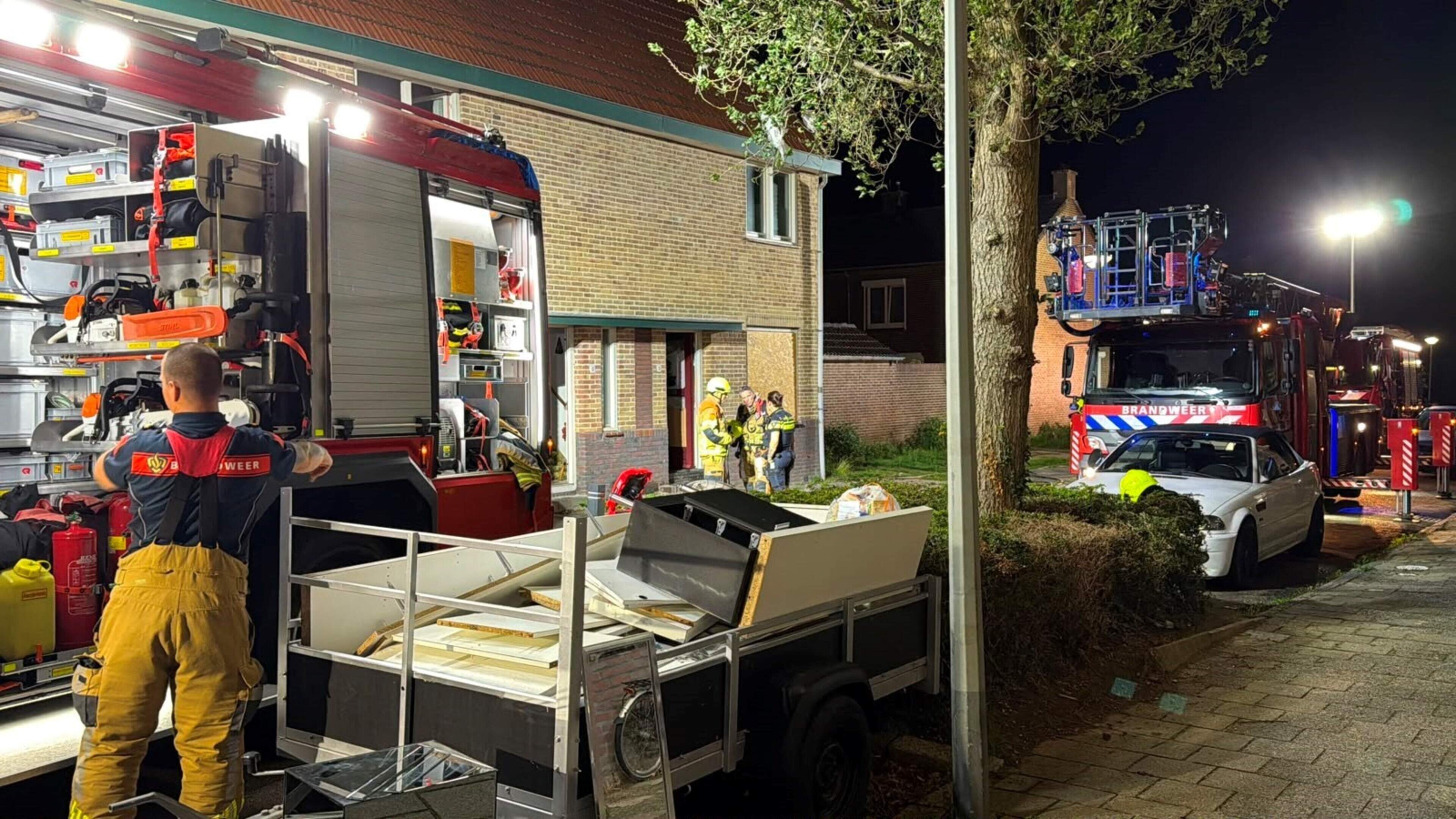 Brand in kelder van woning in Landgraaf
